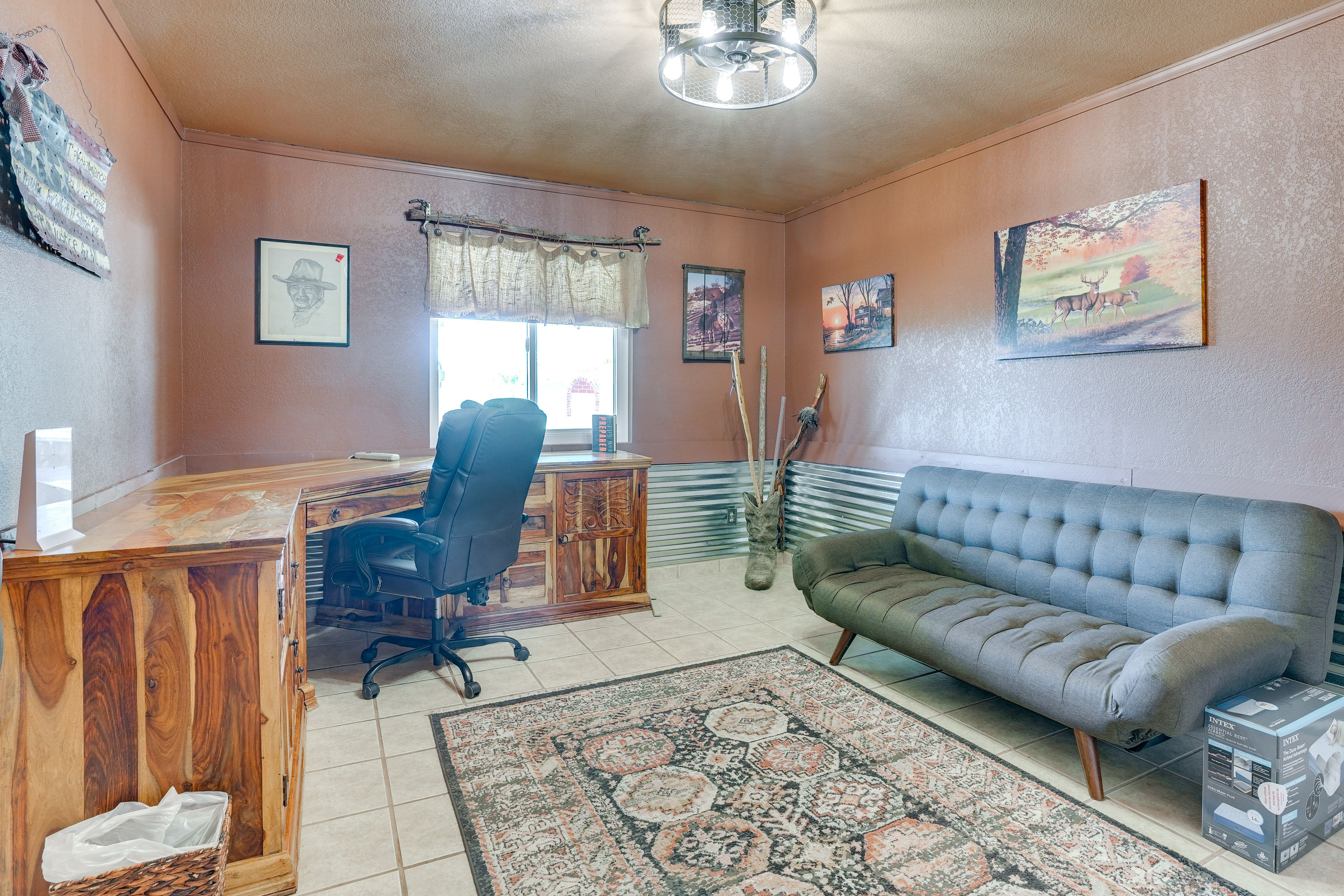 Bedroom 4 (Office) | Twin Futon | Laptop-Friendly Workspace | Free WiFi