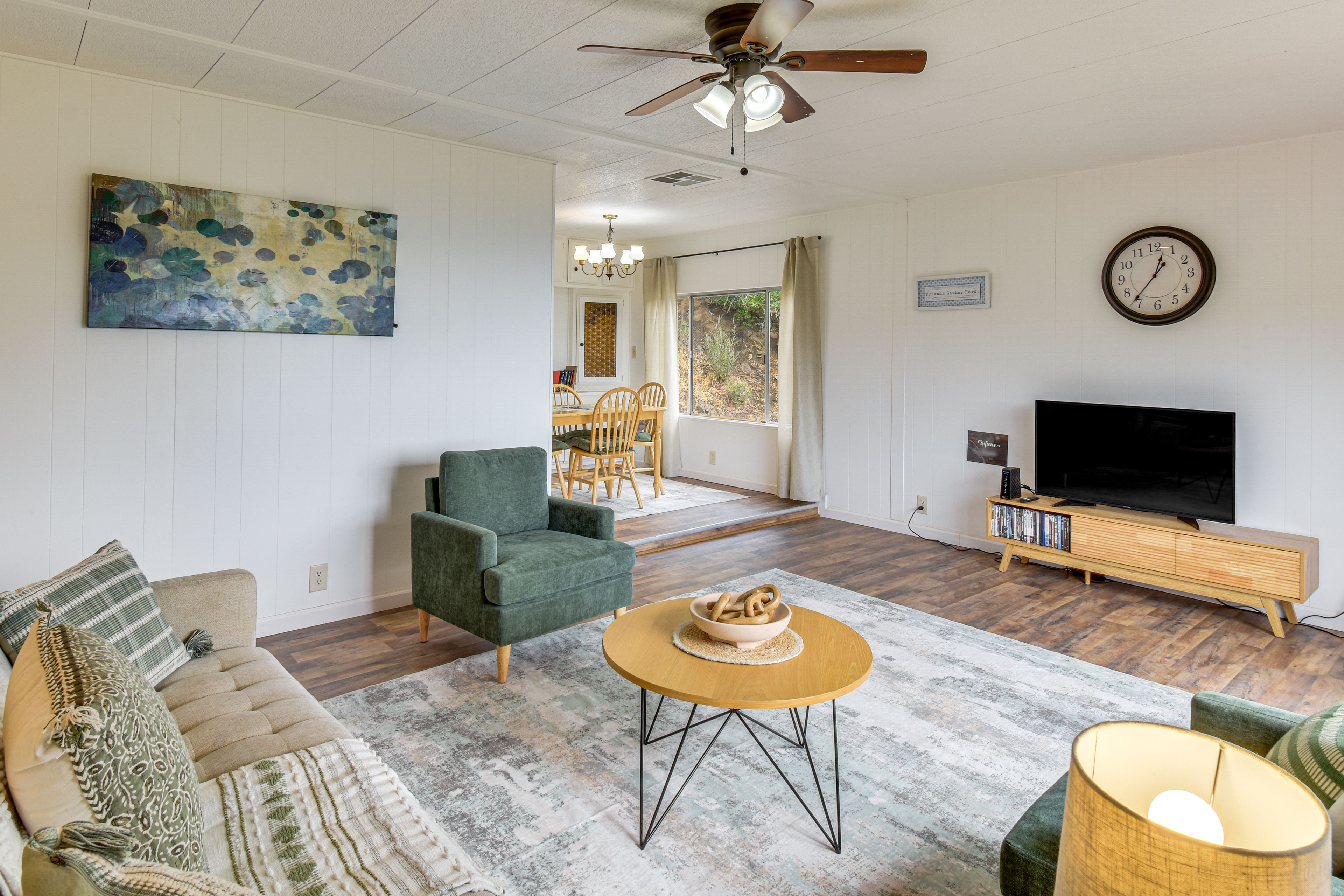 Property Interior | Single-Story Home | Free WiFi | Central A/C & Heating