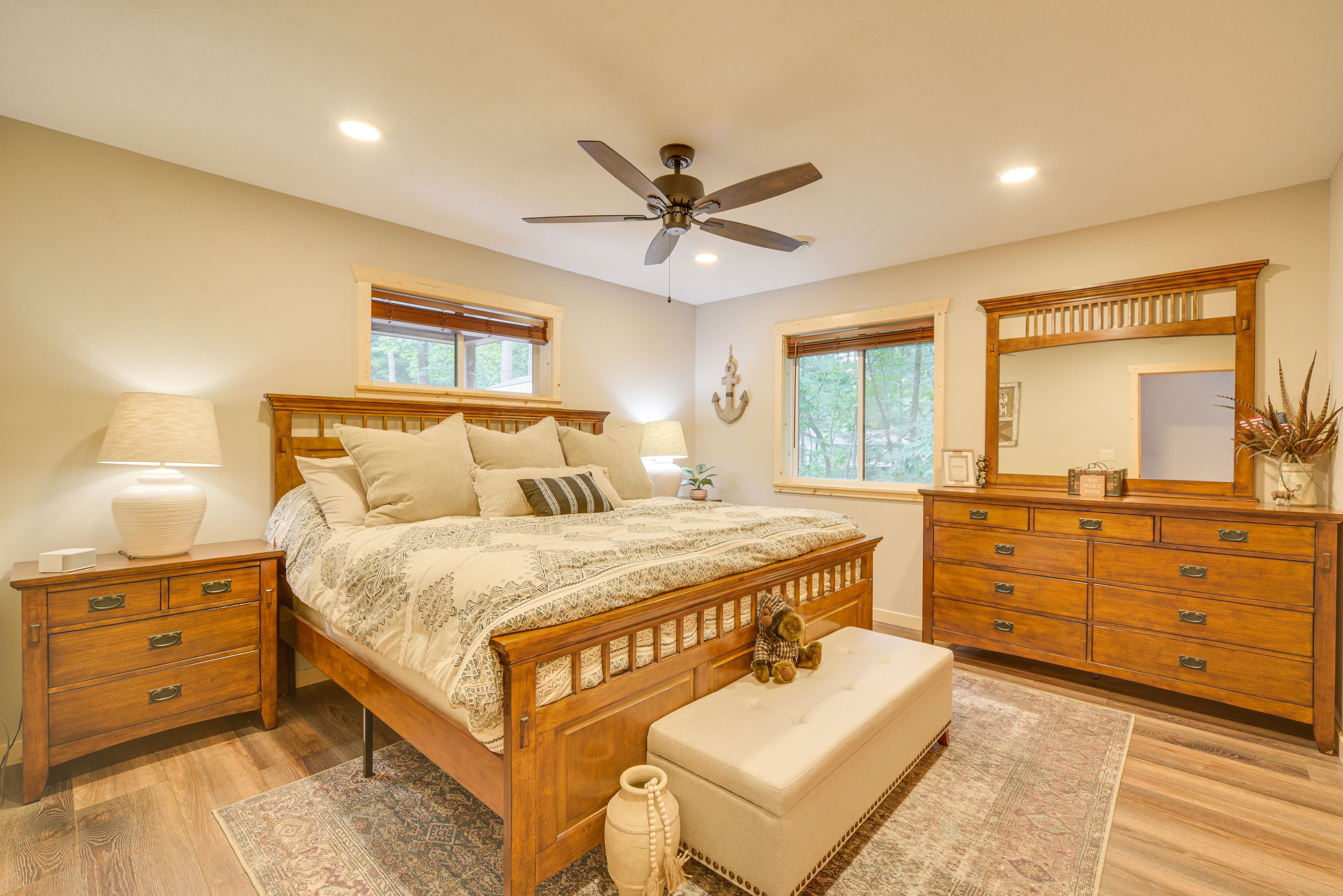 Bedroom 1 | 1st Floor | King Bed | Linens Provided