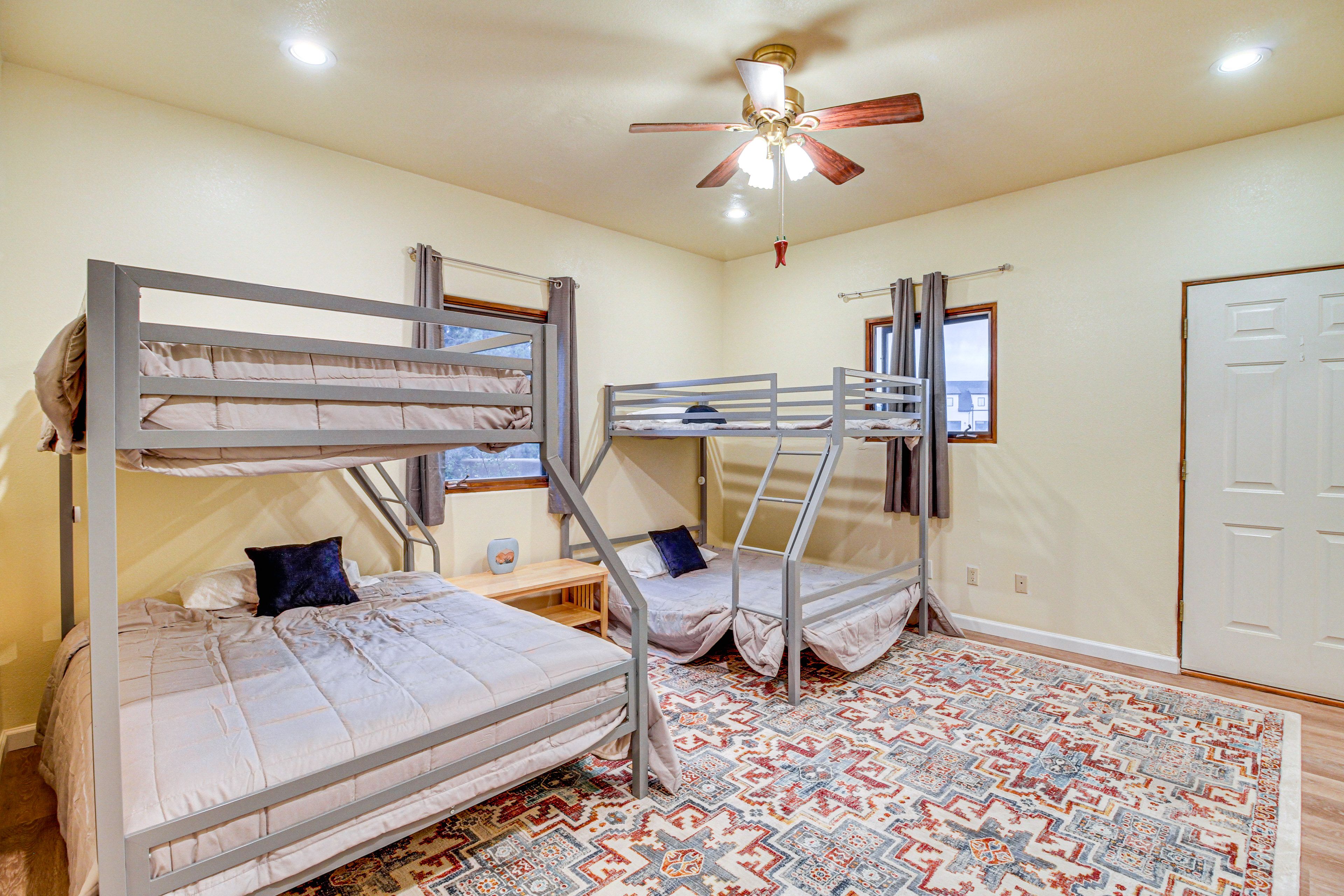 Bedroom 2 | 2 Twin/Full Bunk Beds | 1st Floor