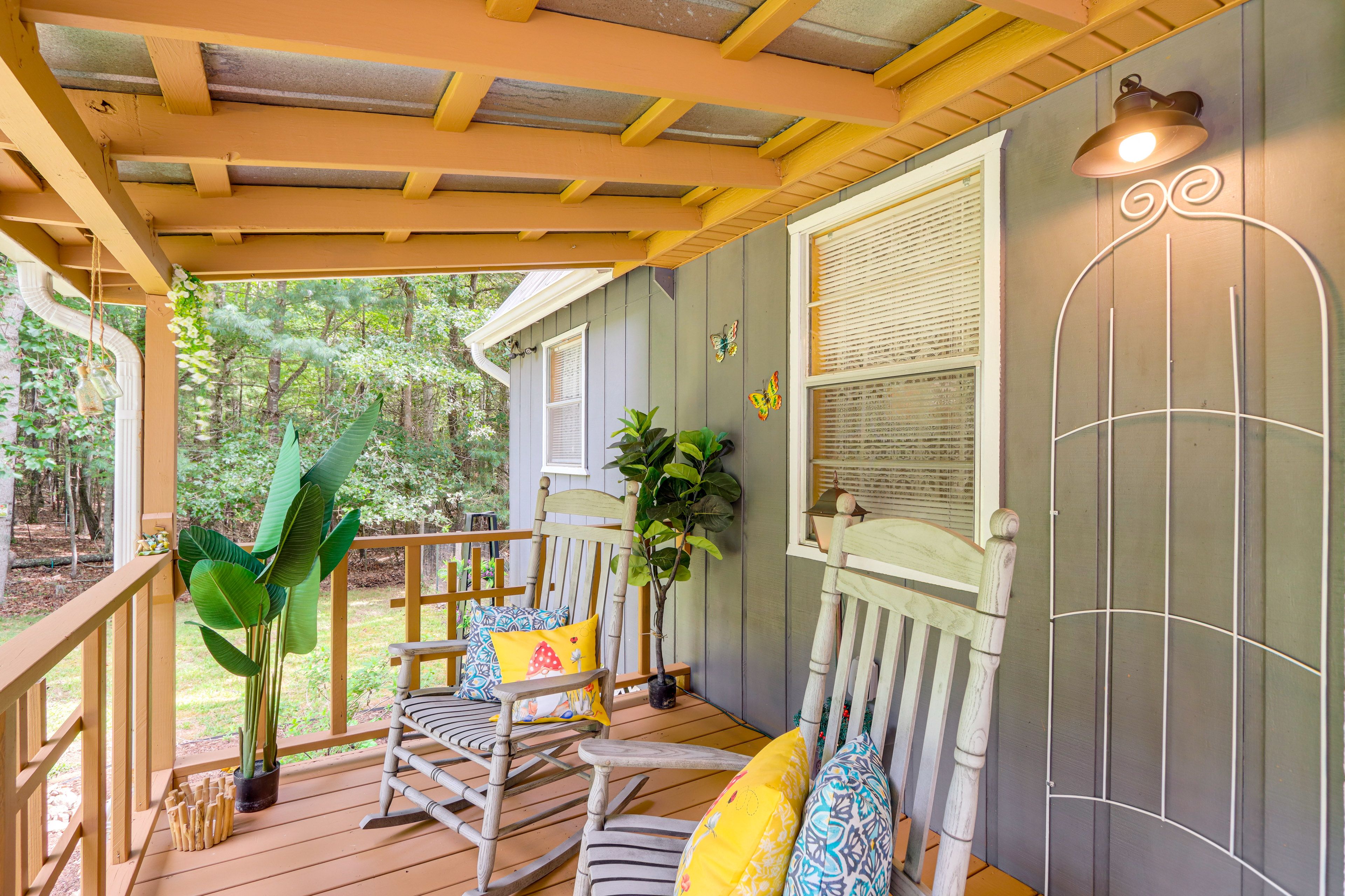 House Exterior | Covered Porch w/ Seating
