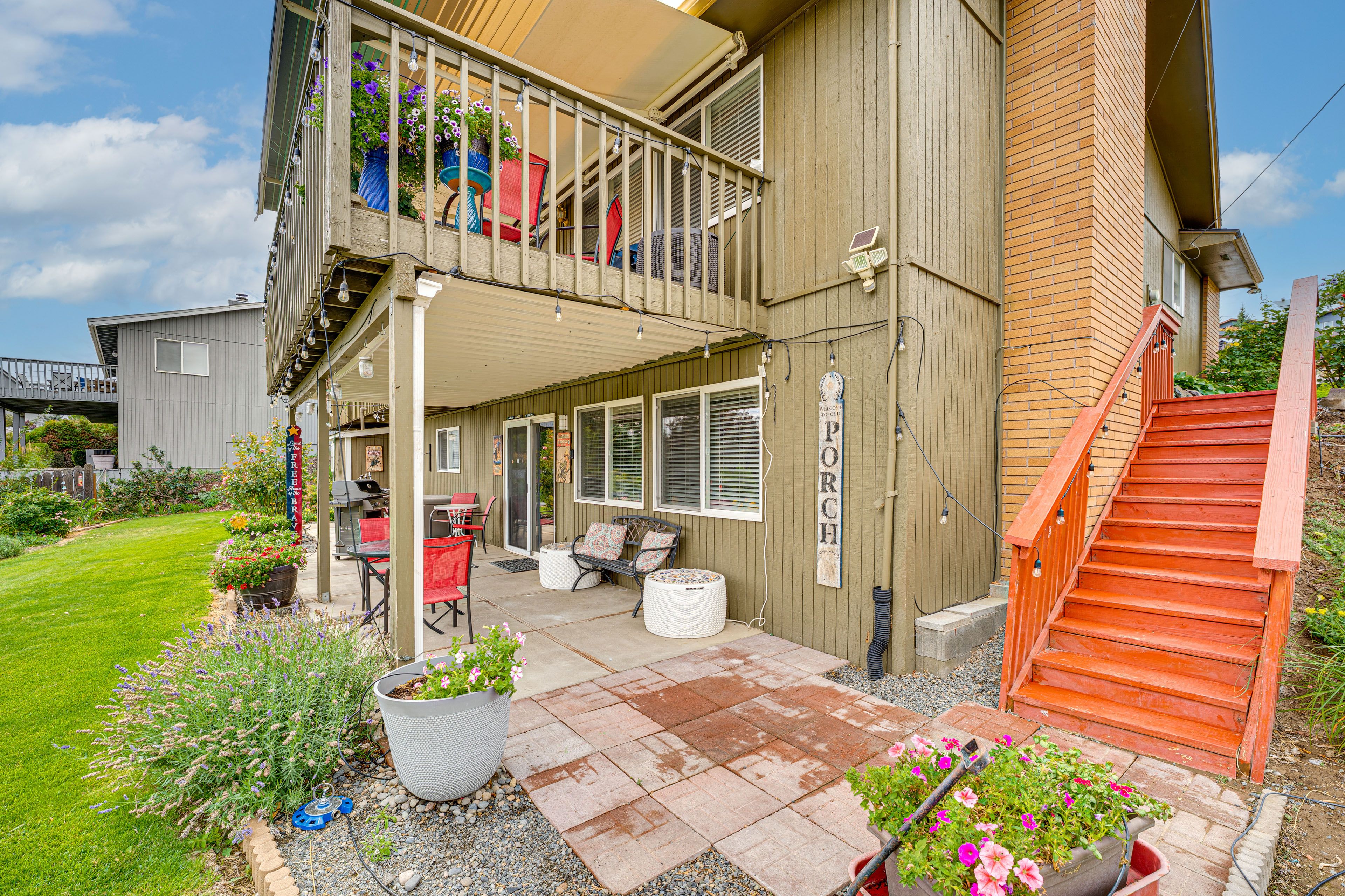 Stairs to Parking Area