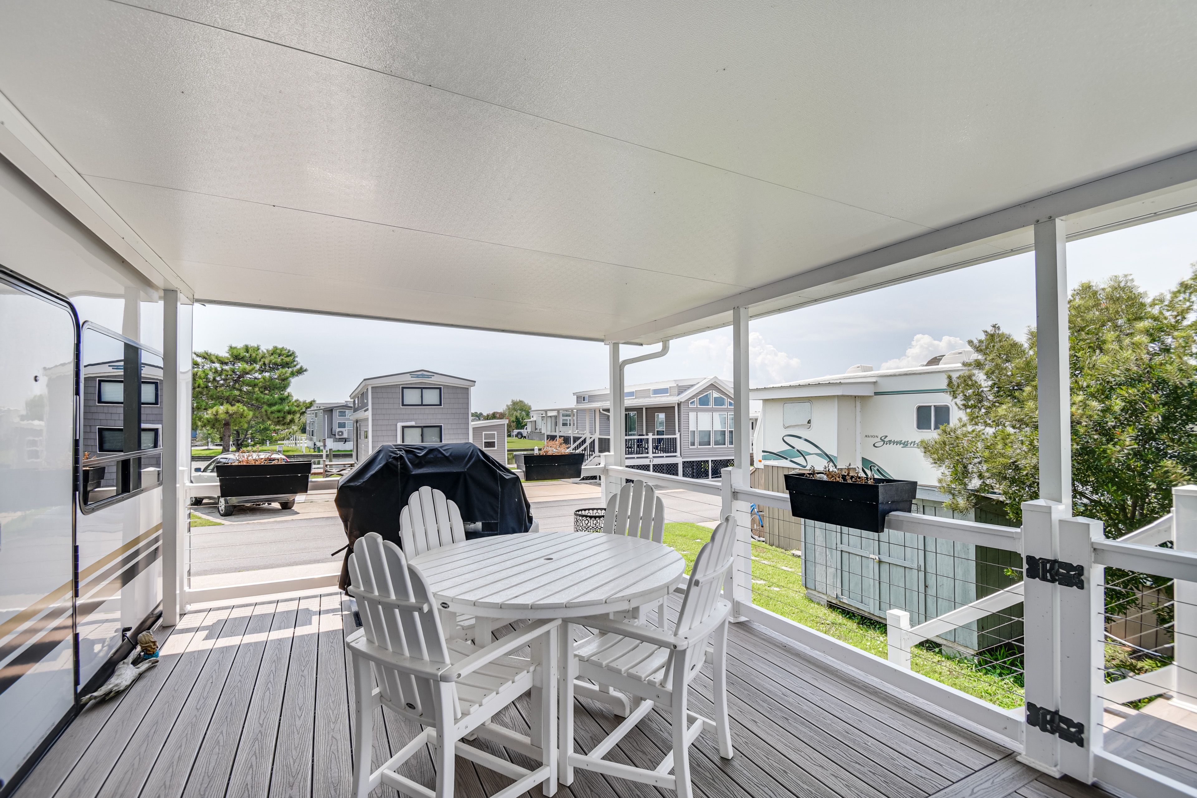 Cottage Exterior | Furnished Deck | Dining Area | Gas Grill
