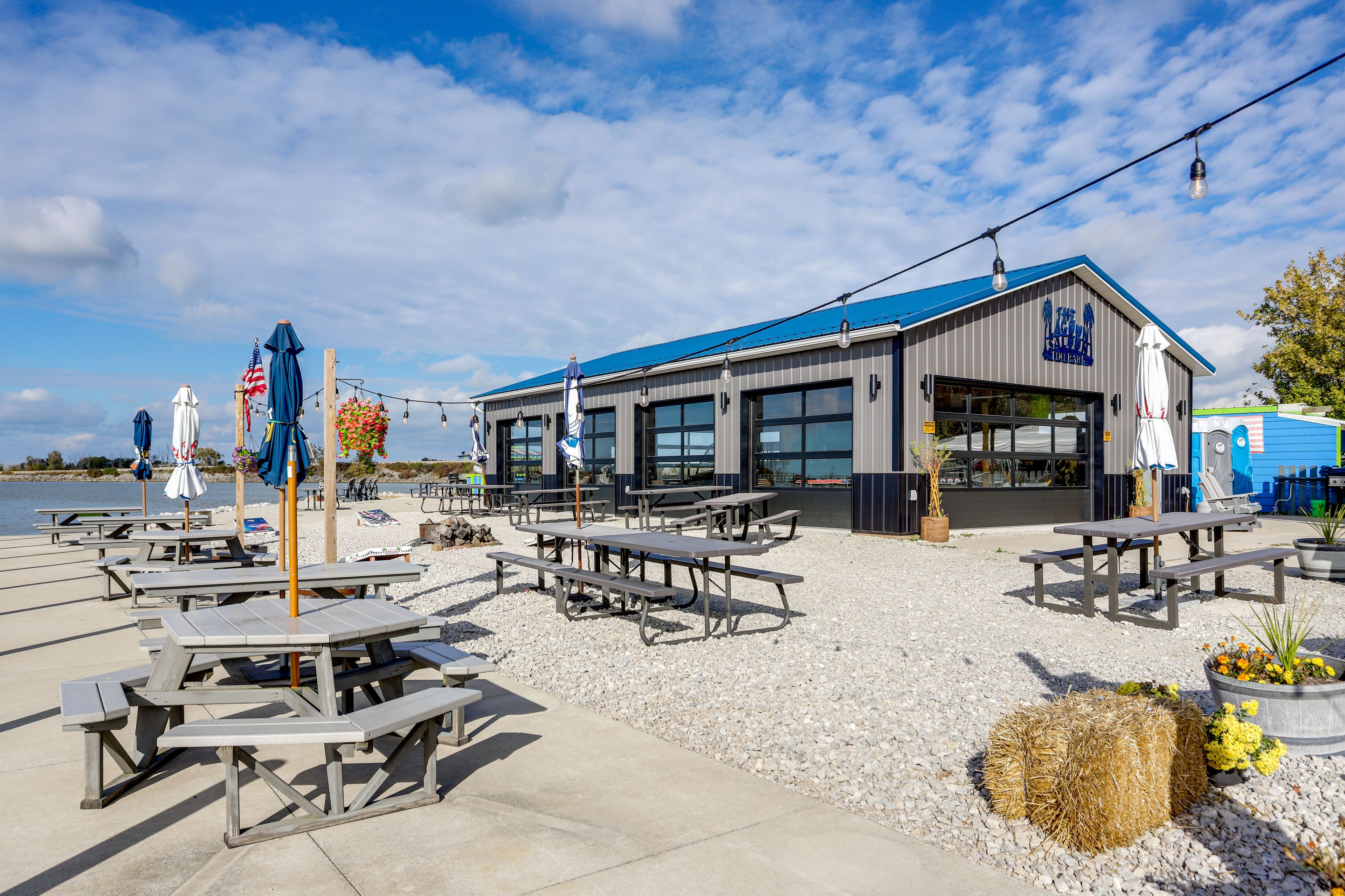 Walk or Boat to Lagoon Saloon