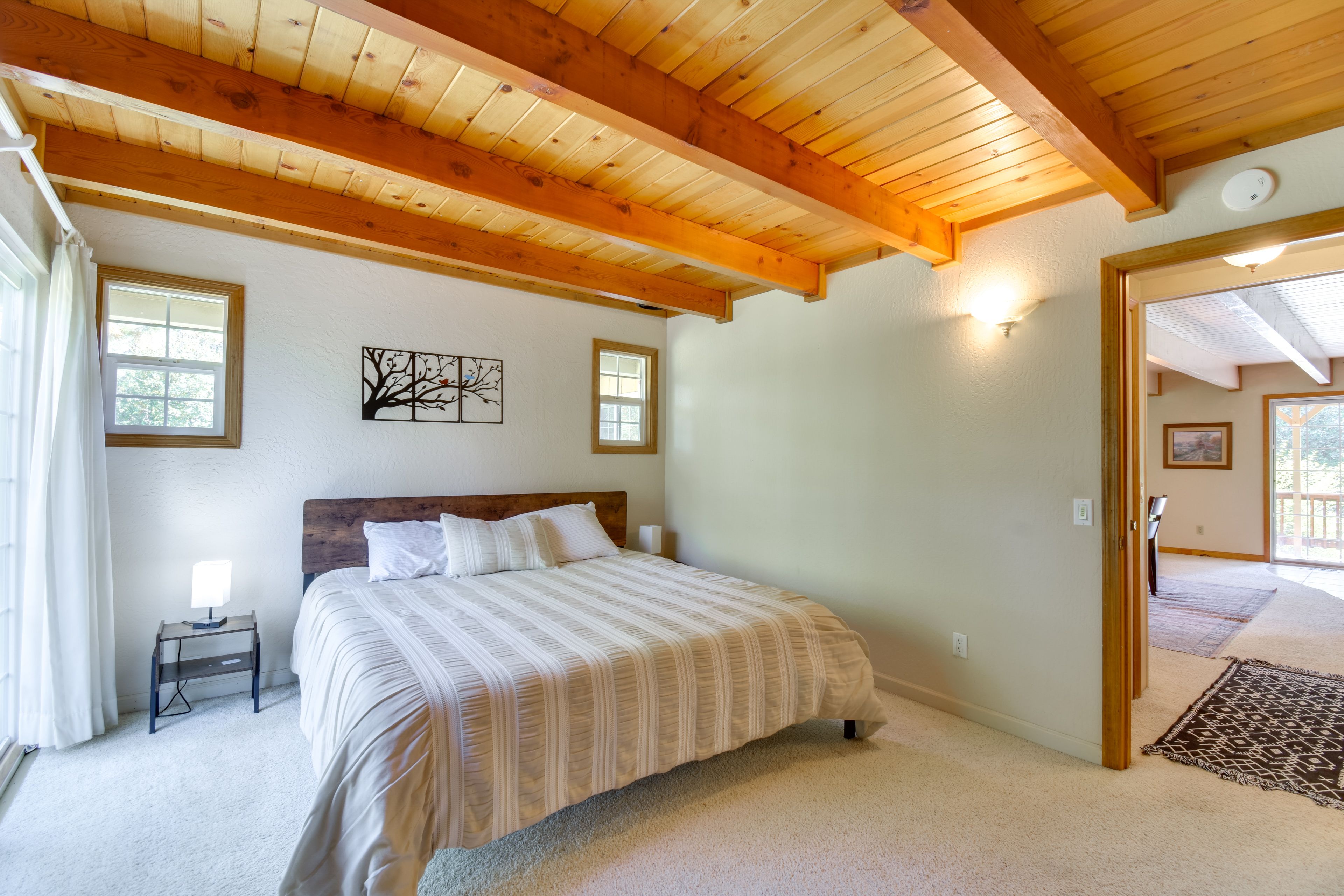 Bedroom 1 | 1st Floor | California King Bed | Linens Provided