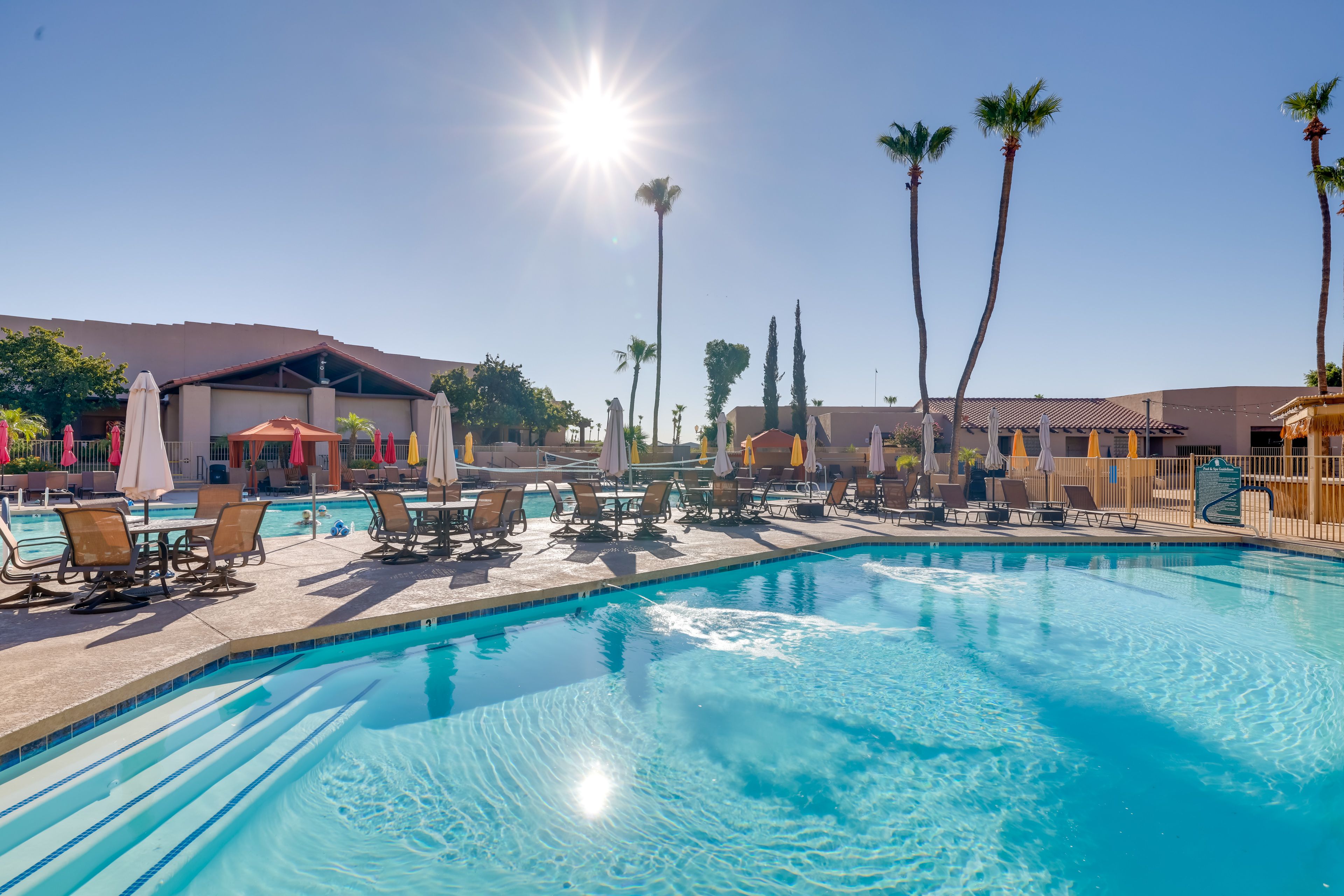 Sunflower RV Resort | Pool Area (Open Year-Round, Not Heated)