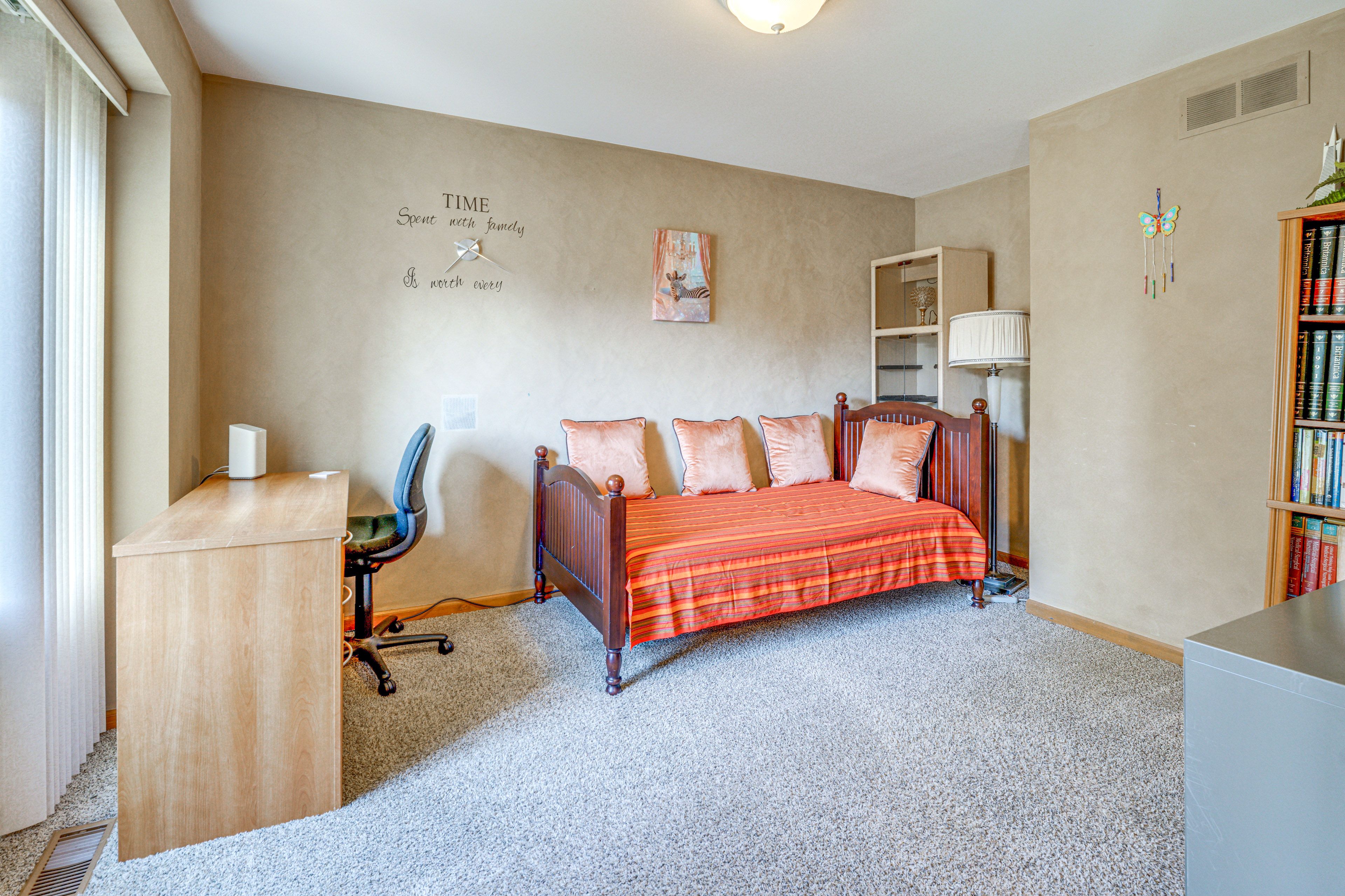 Office | 1st Floor | Twin Bed | Laptop-Friendly Workspace