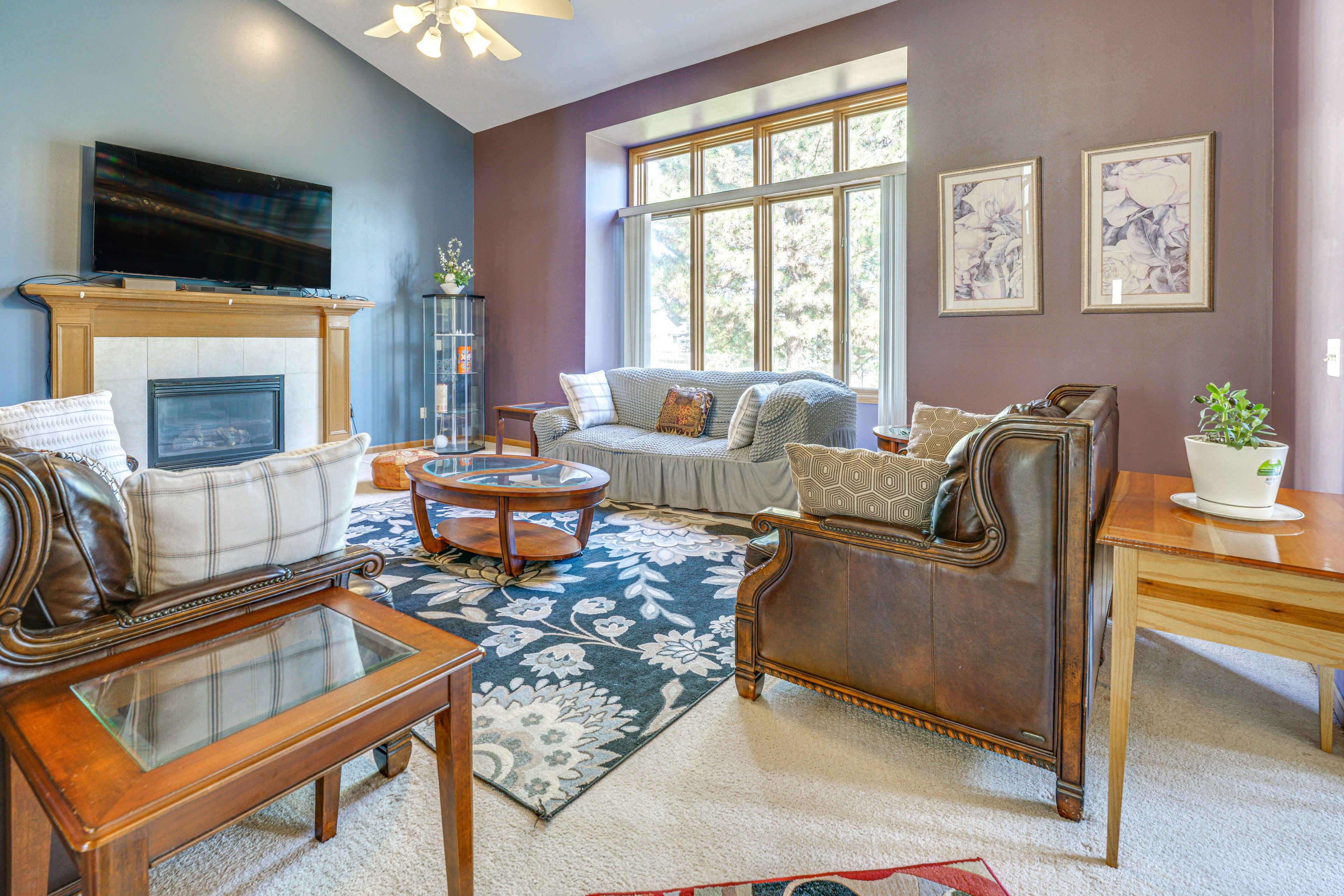 Property Interior | 2-Story Home | Free WiFi | Central A/C & Heating