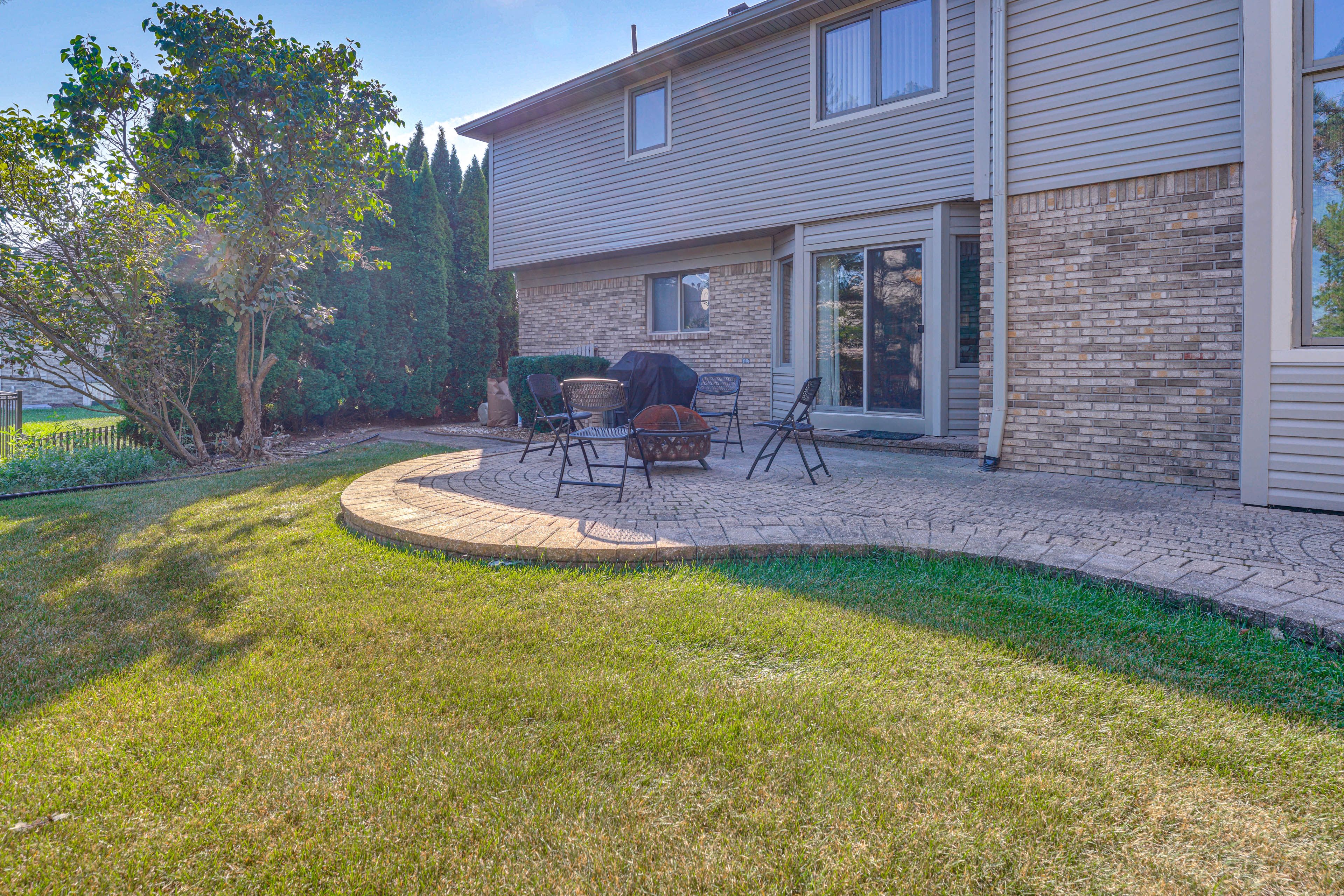 Property Exterior | Gas Grill (Propane Provided) | Wood-Burning Fire Pit