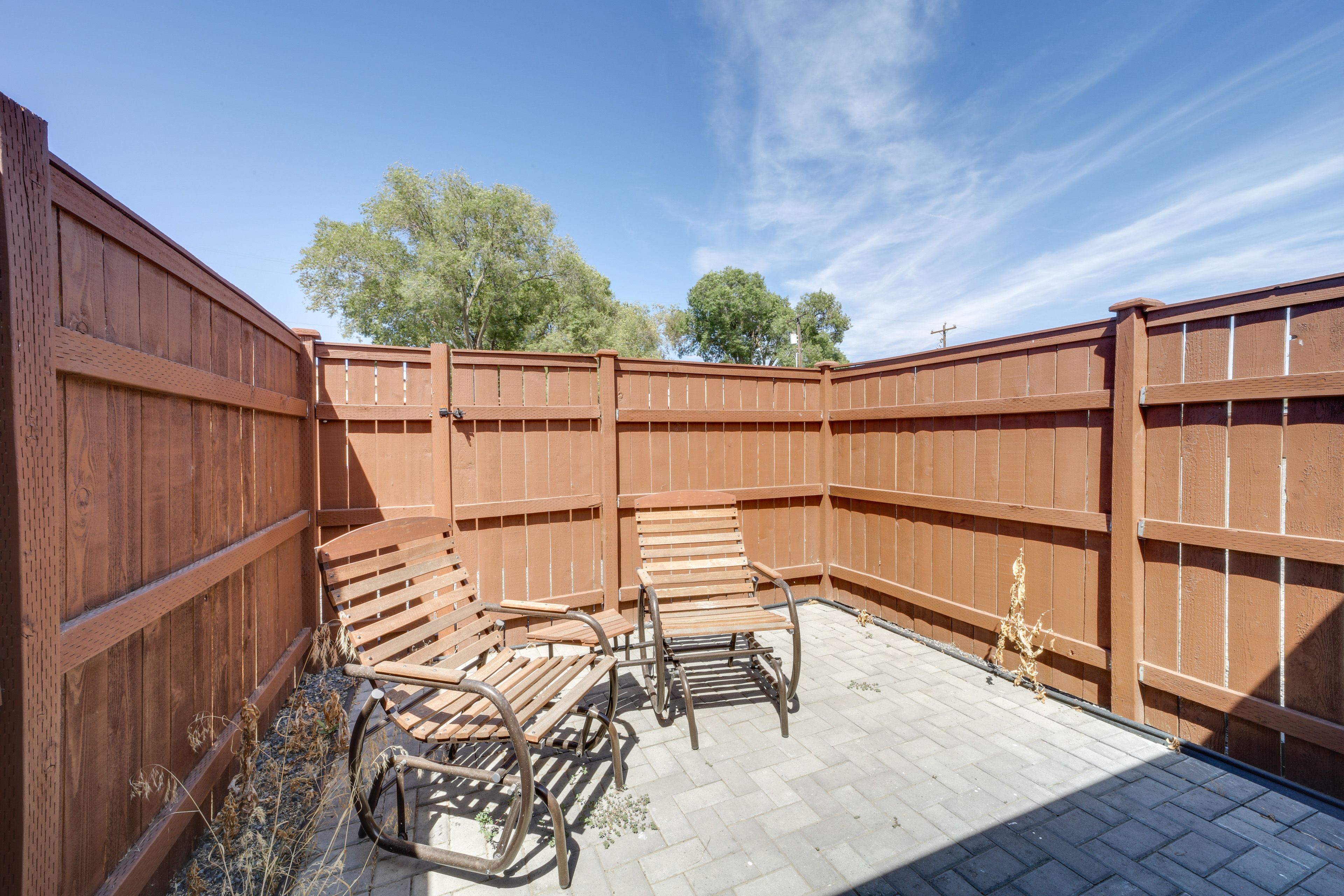 Private Patio | Single-Story Studio Apartment