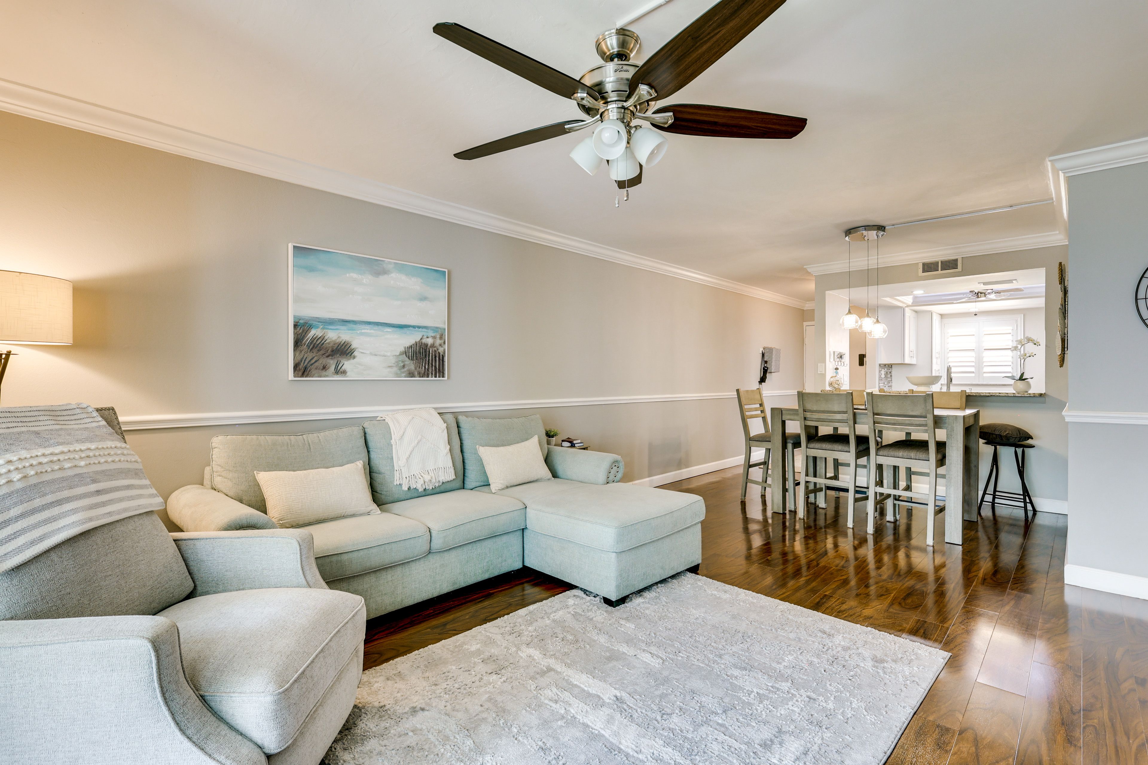 Living Room | Single-Story Unit | 2nd-Floor Condo