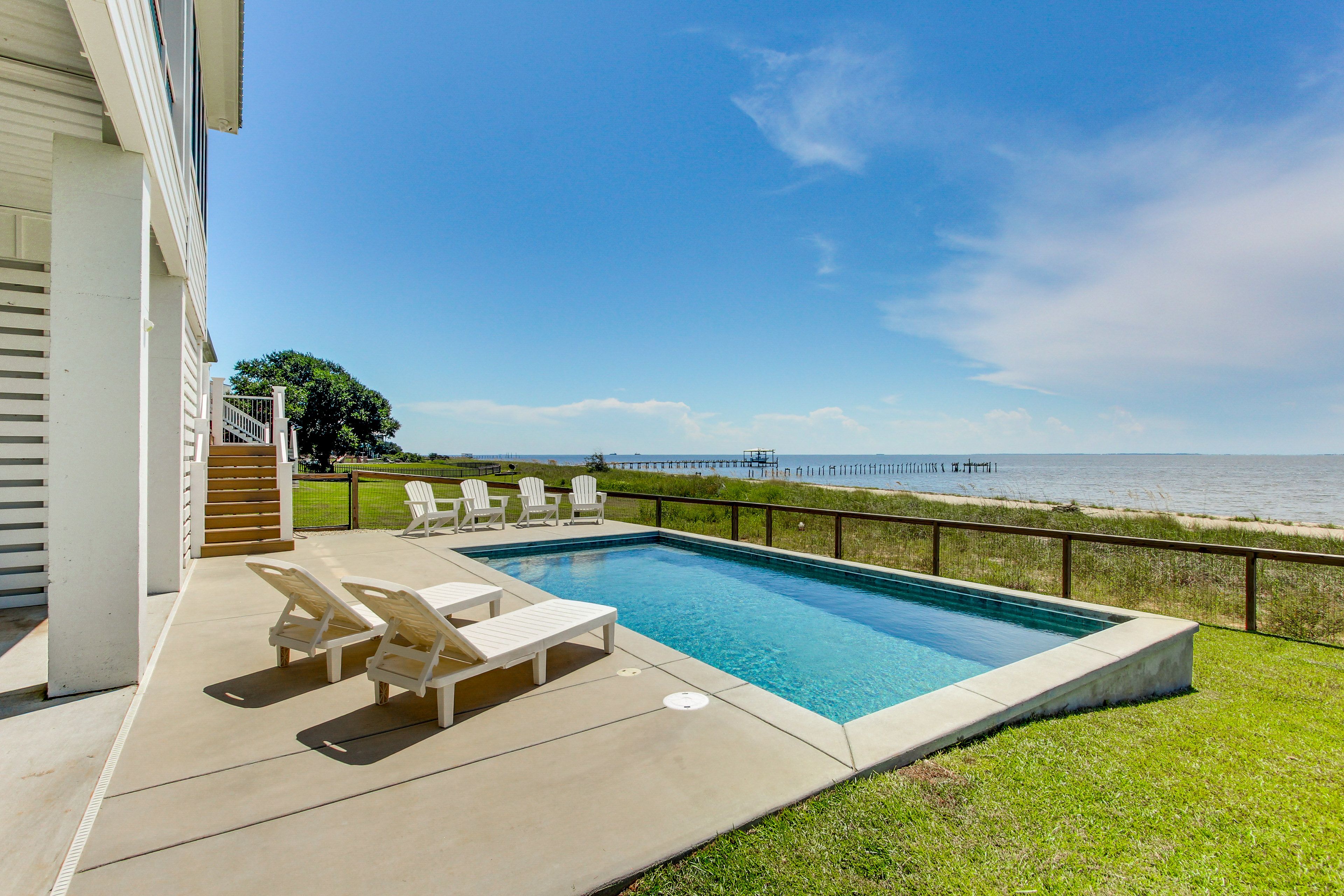 Ocean Springs Vacation Rental | 4BR | 2.5BA | 2,700 Sq Ft | Step-Free Access
