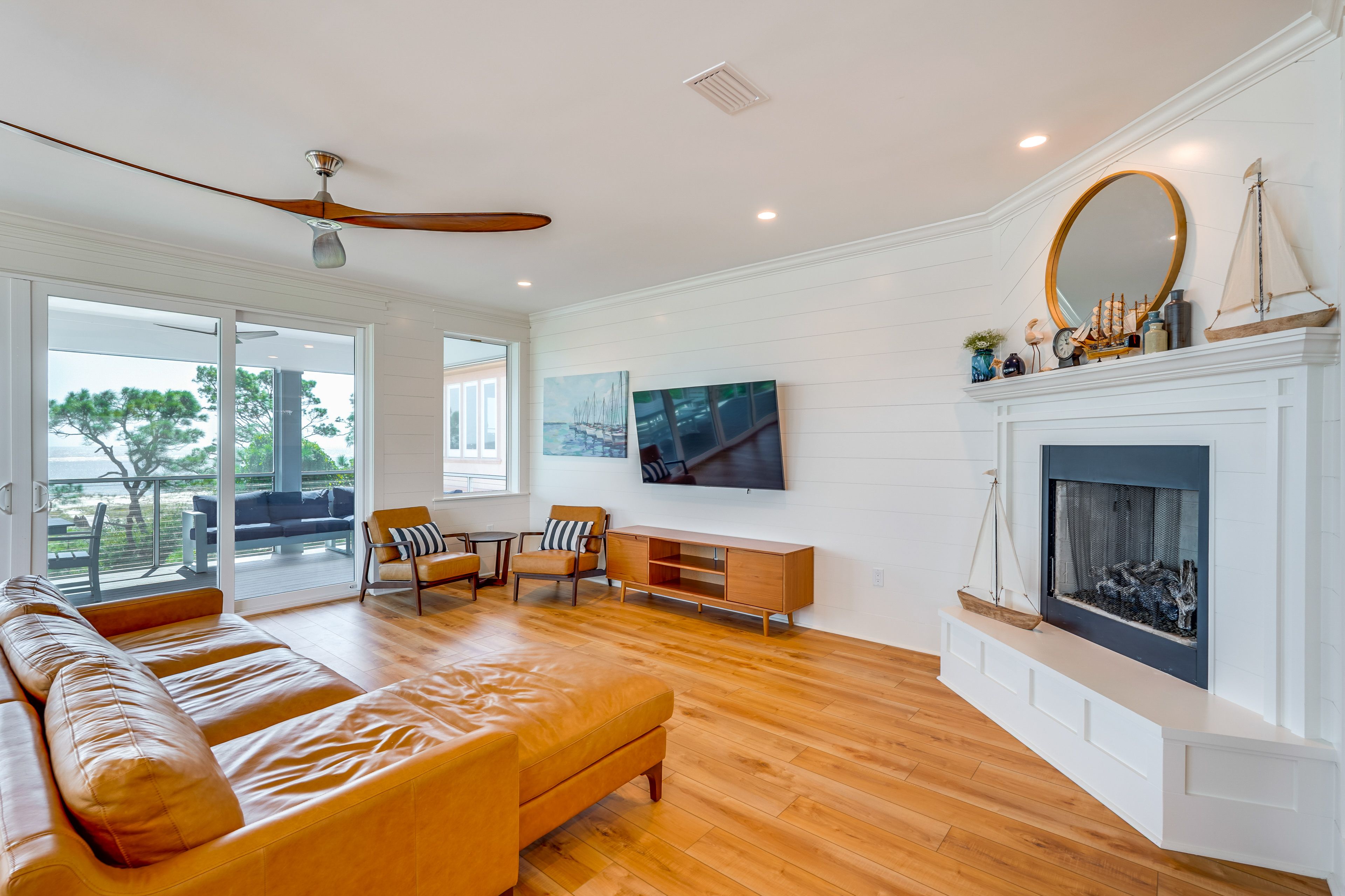 Living Room | 3-Level House | In-Unit Laundry