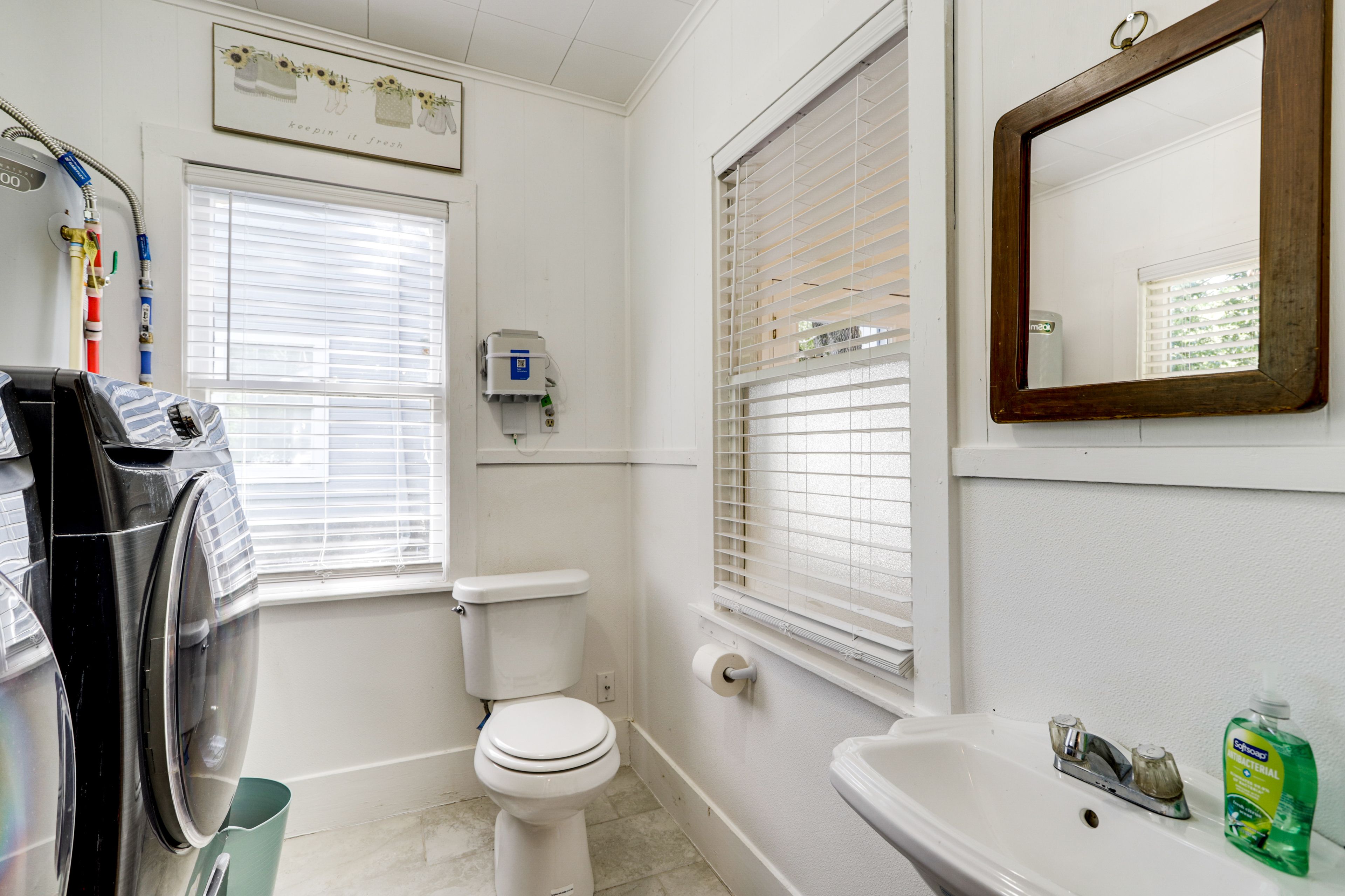 Half Bath | Laundry Room | 1st Floor