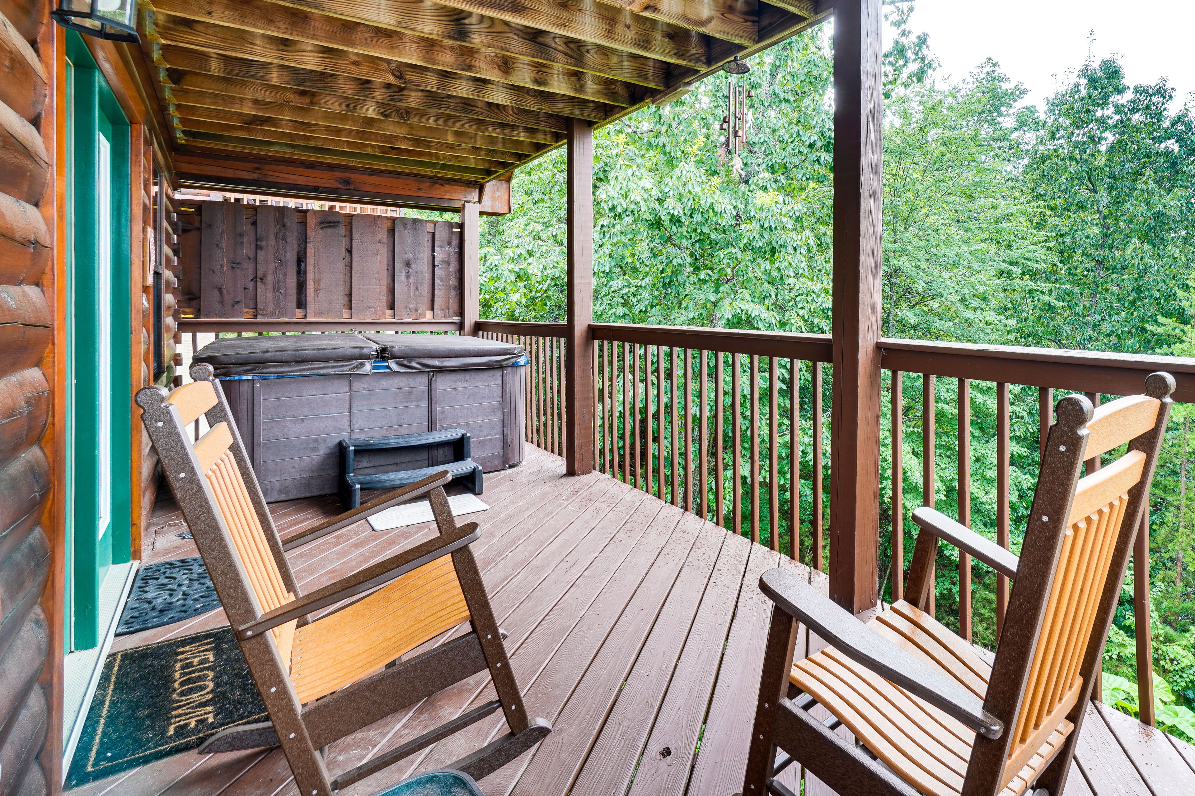 Private Deck | Hot Tub | Outdoor Seating