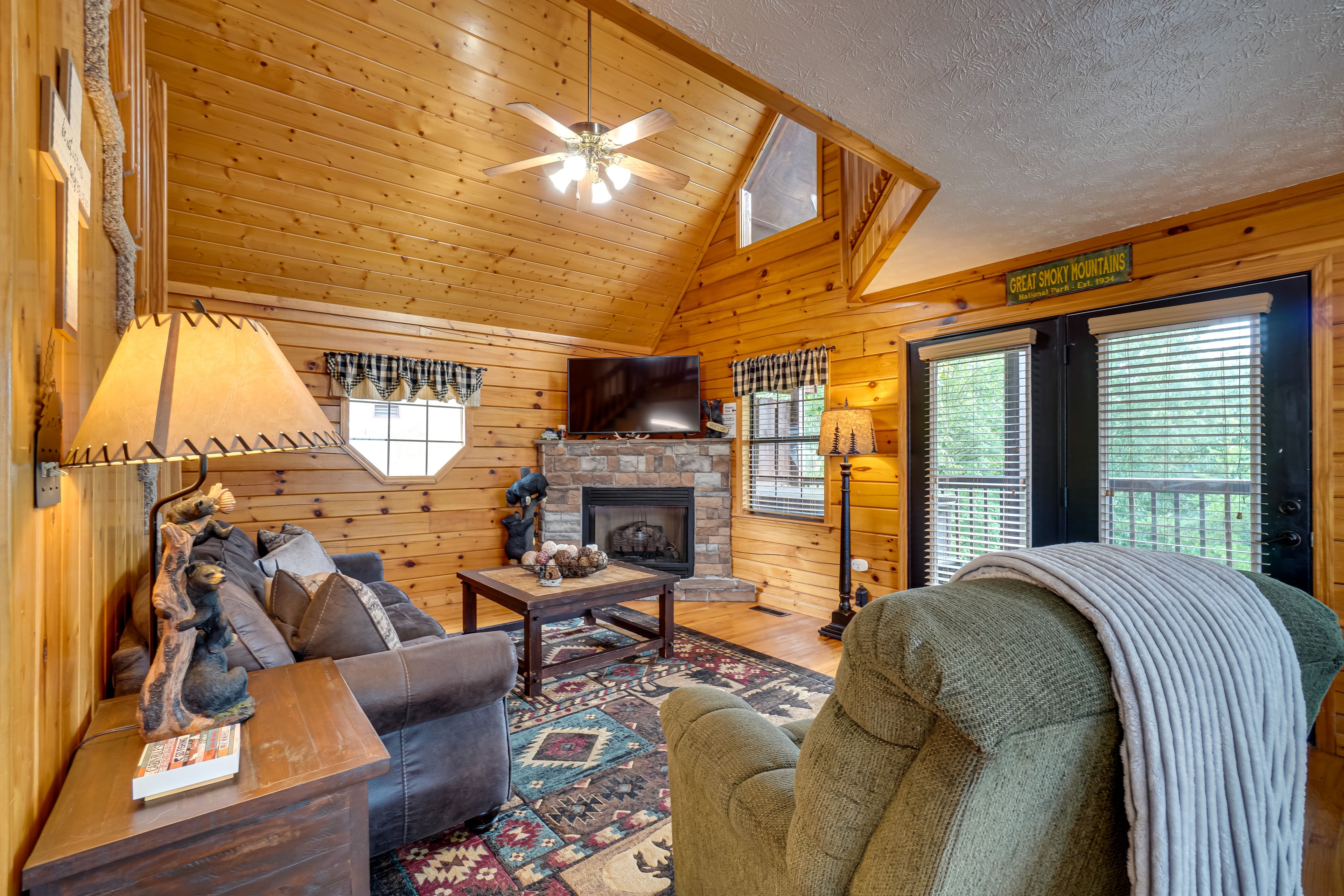 Living Room | Full Sleeper Sofa | Smart TV | 1st Floor