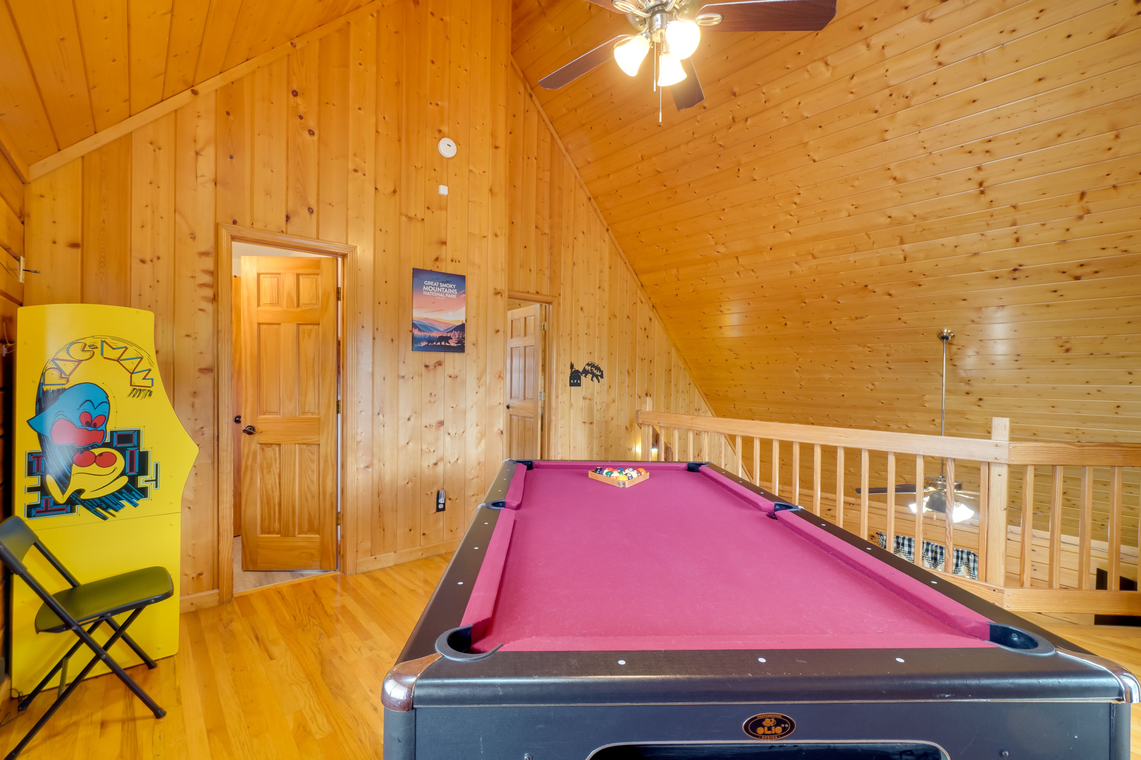 Loft Game Room | Pool Table | 2nd Floor
