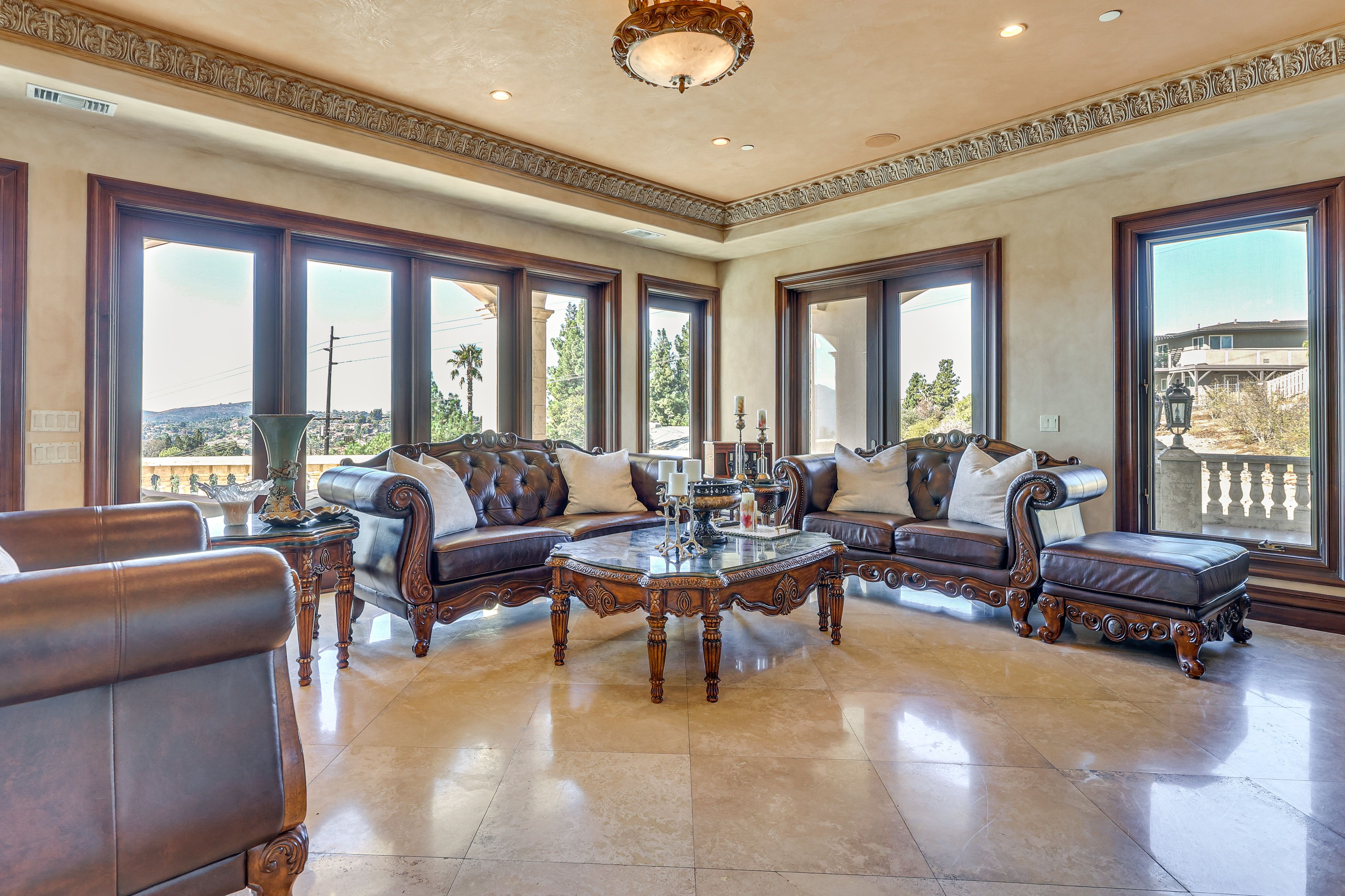 Living Room | 1st Floor | Fireplace | Smart TV