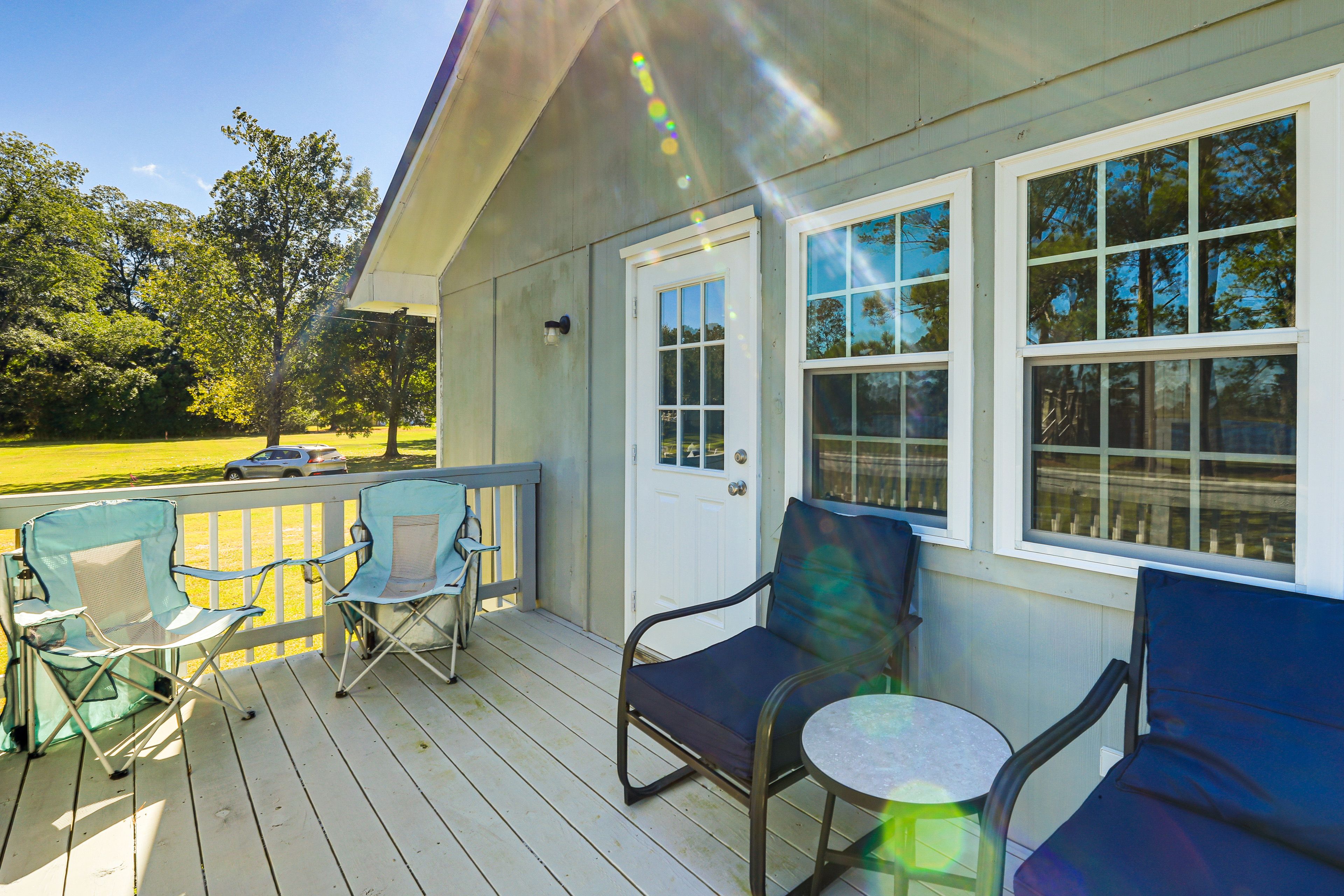 Private Deck | Charcoal Grill