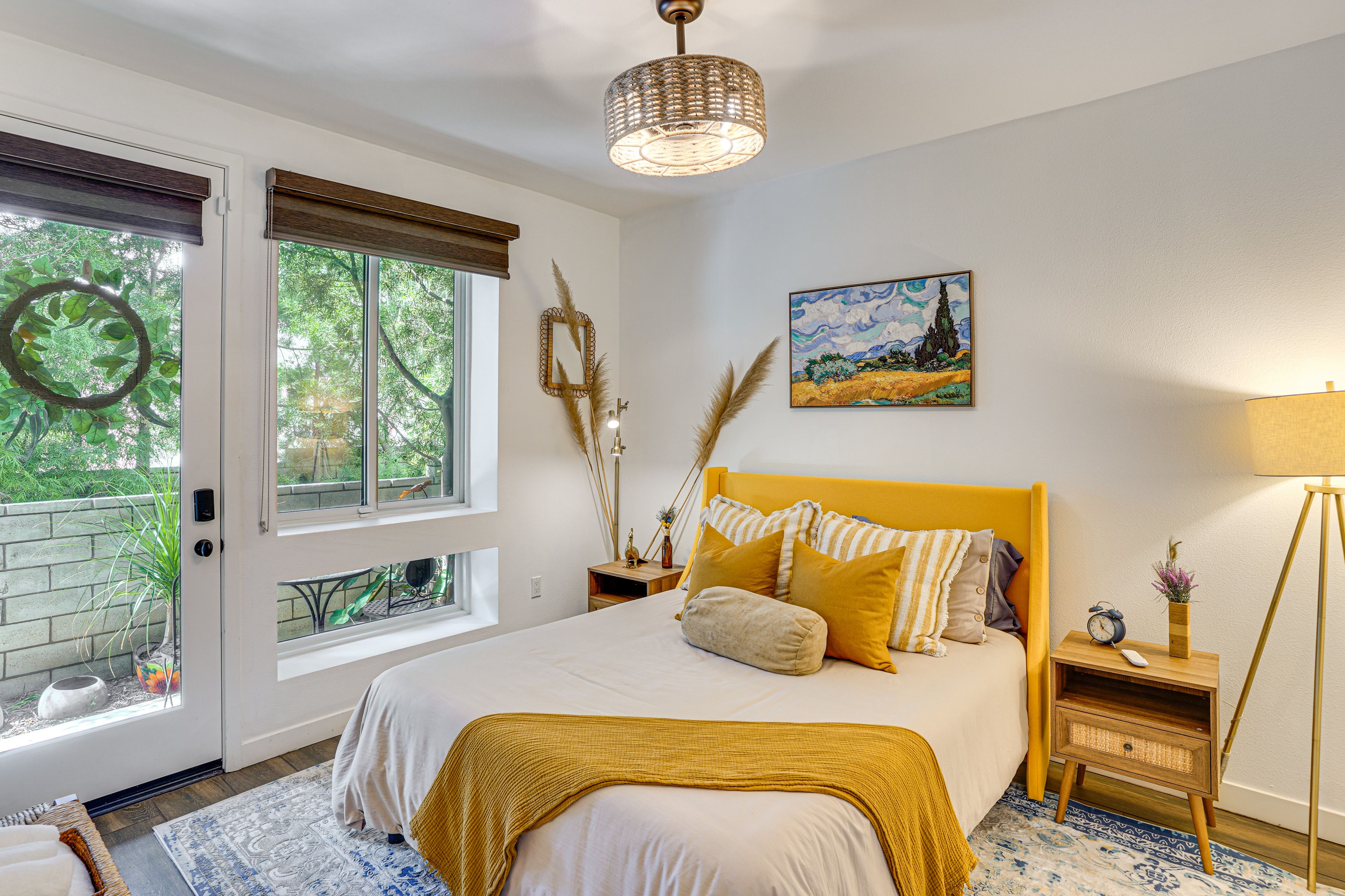 Bedroom 3 | Queen Bed | 1st Floor | Patio Access