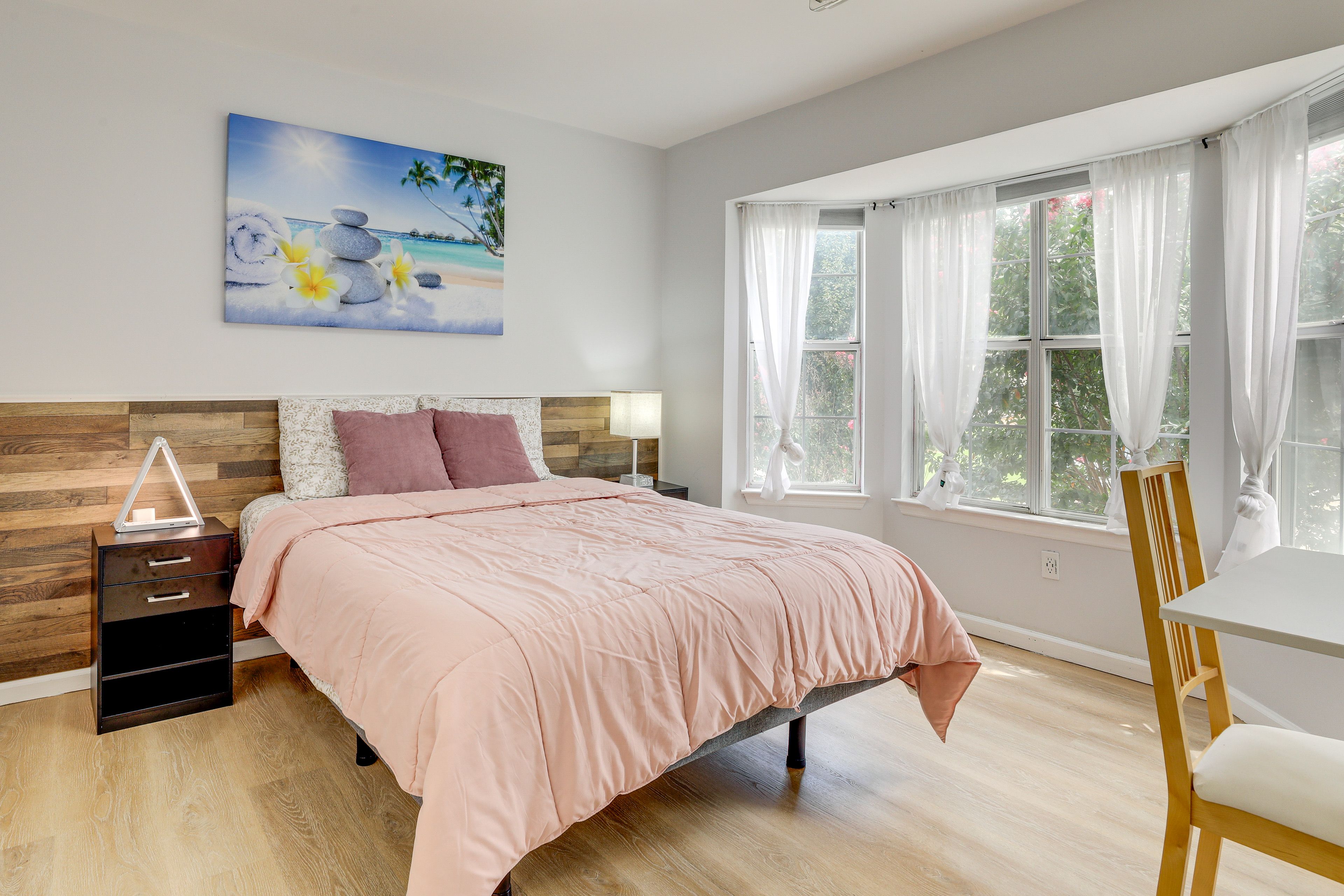 Bedroom 2 | 2nd Floor | Queen Bed | Desk Workspace