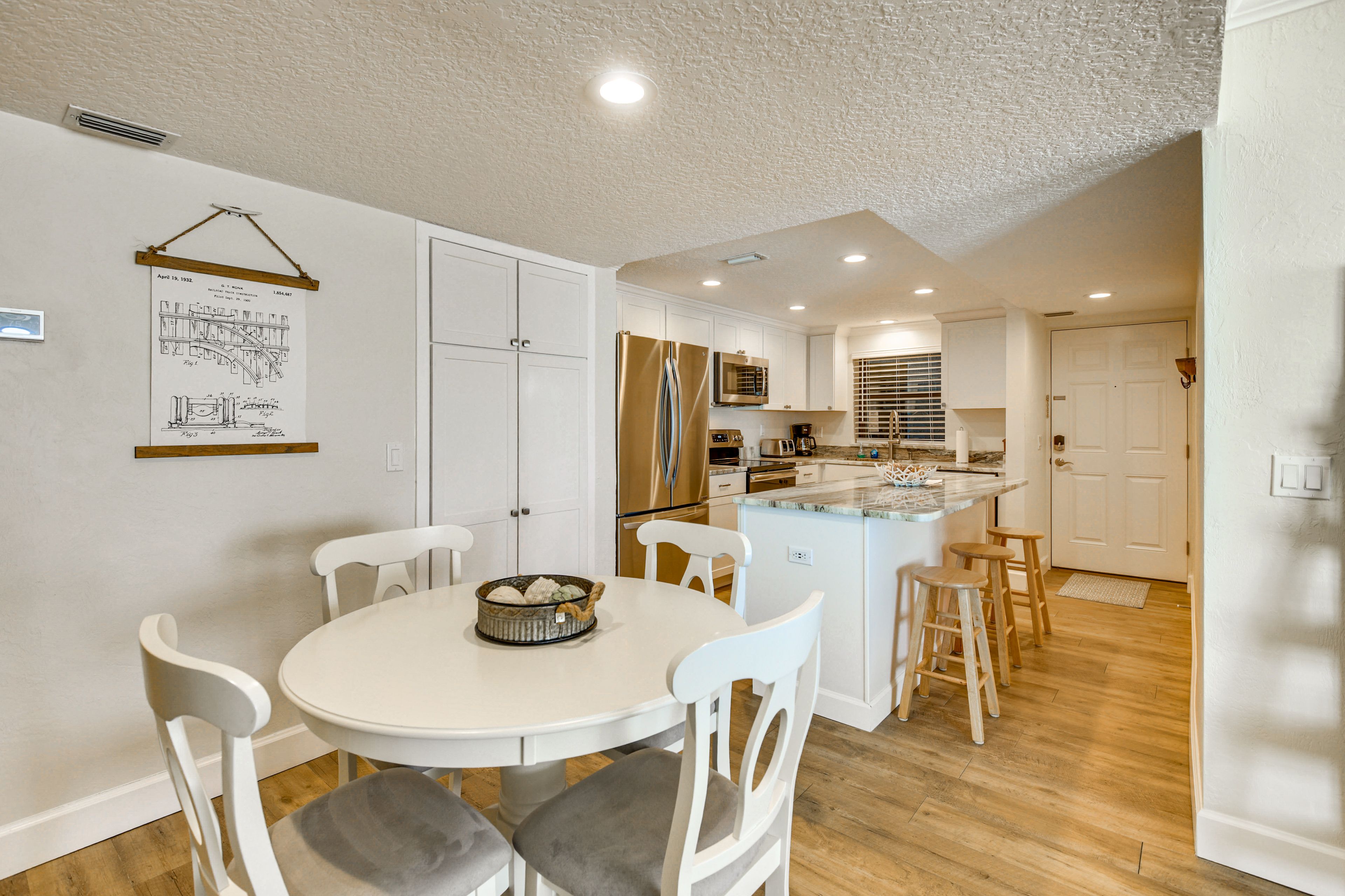 Property Interior | Single-Story Condo | Central A/C & Heating