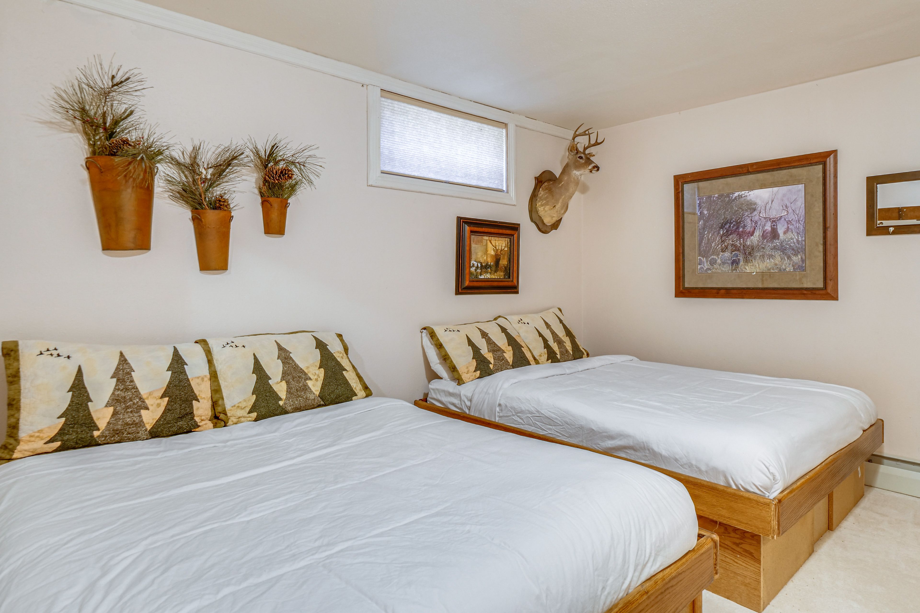 Bedroom 4 | 2 Queen Beds | Twin Bunk Bed | Lower Level