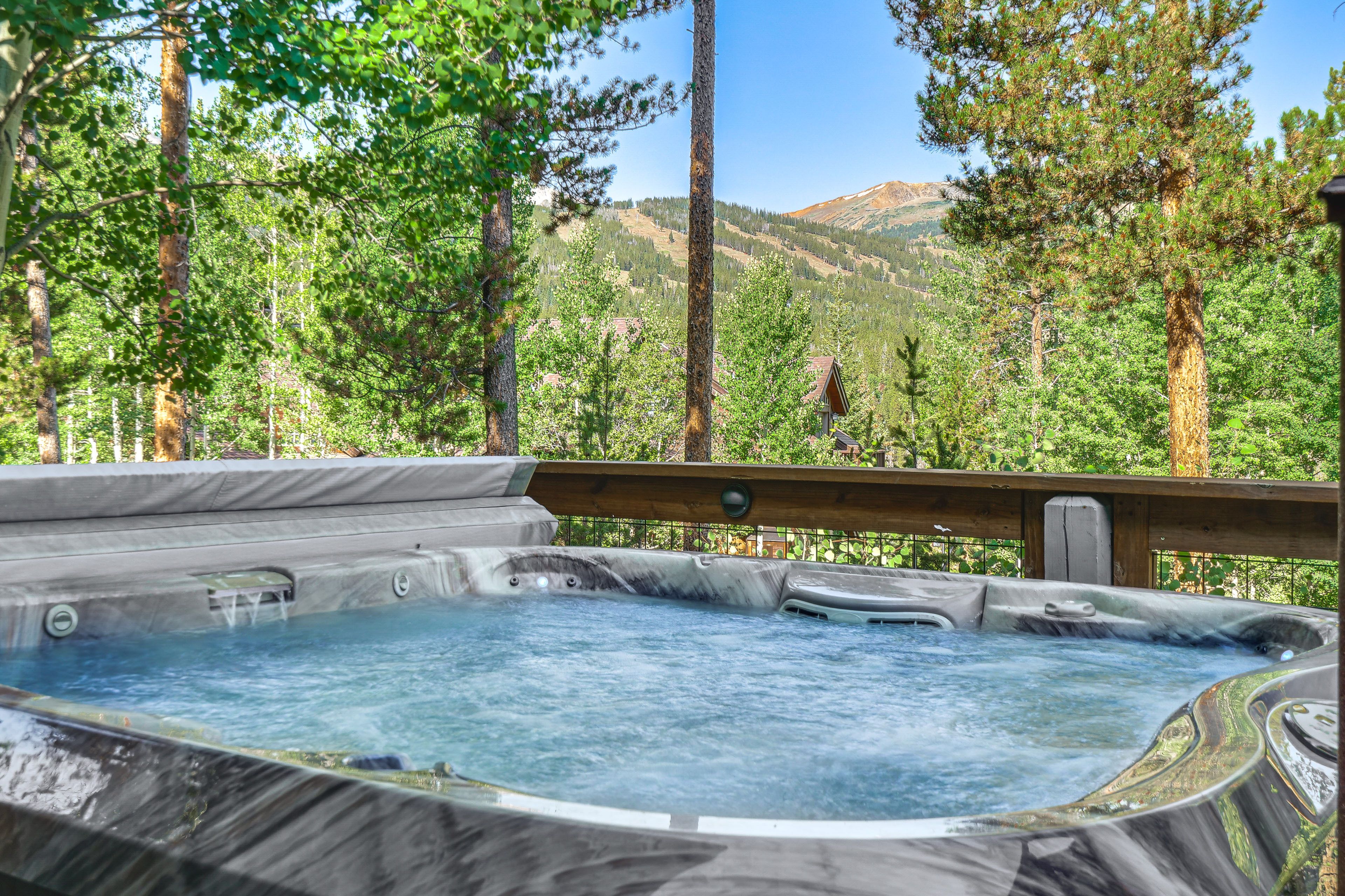 Deck | Private Hot Tub | Mountain Views