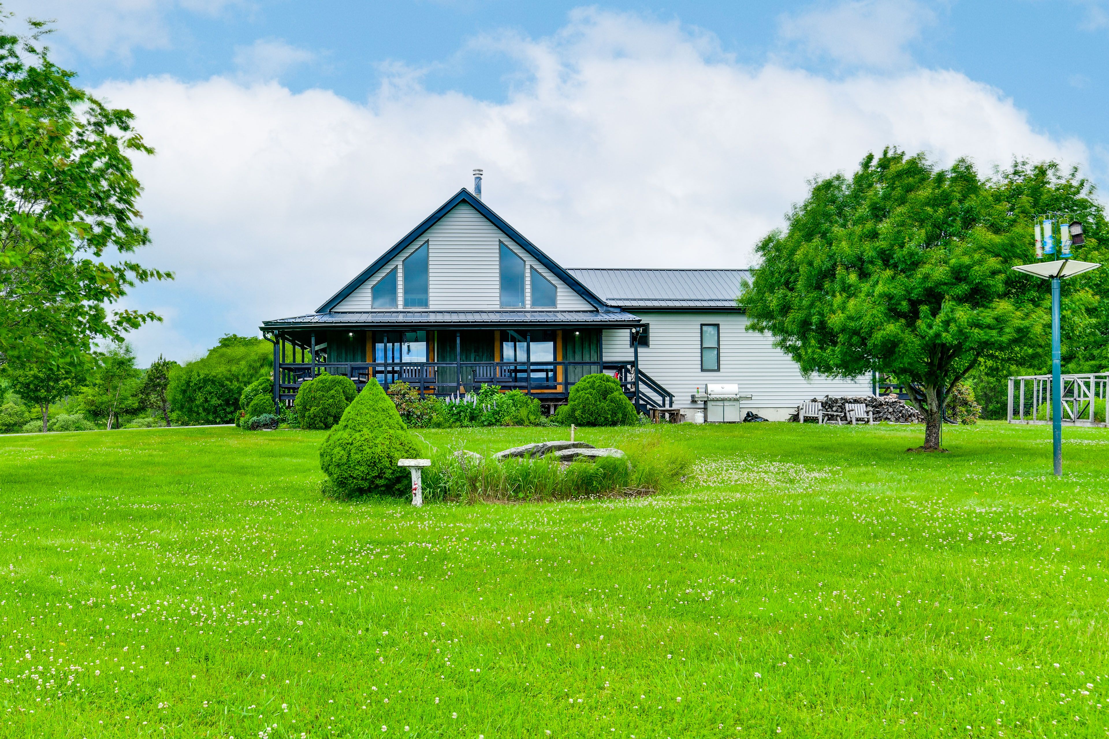Exterior | 50-Acre Property w/ Mowed Walking Trail