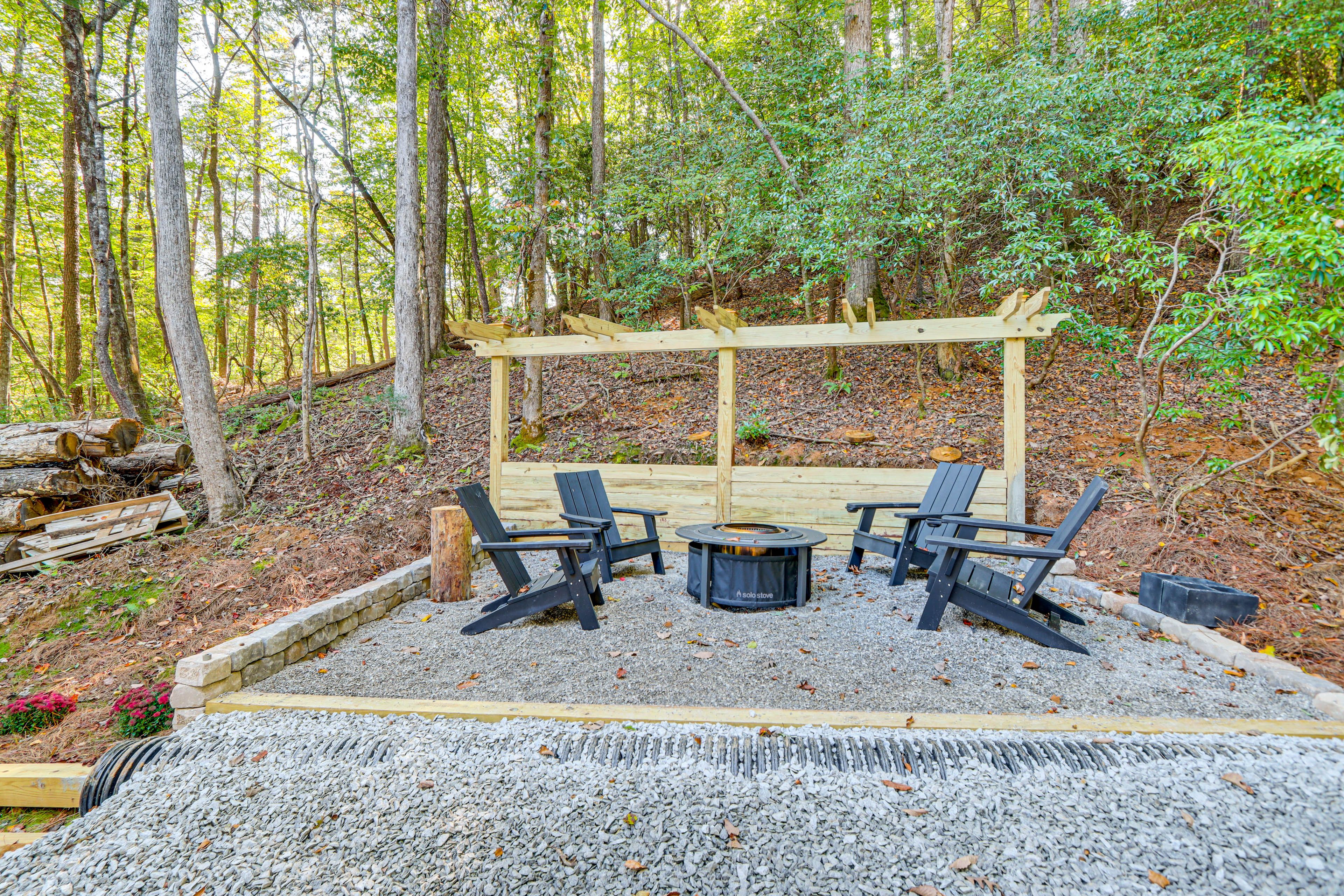 Wood-Burning Fire Pit | Seating
