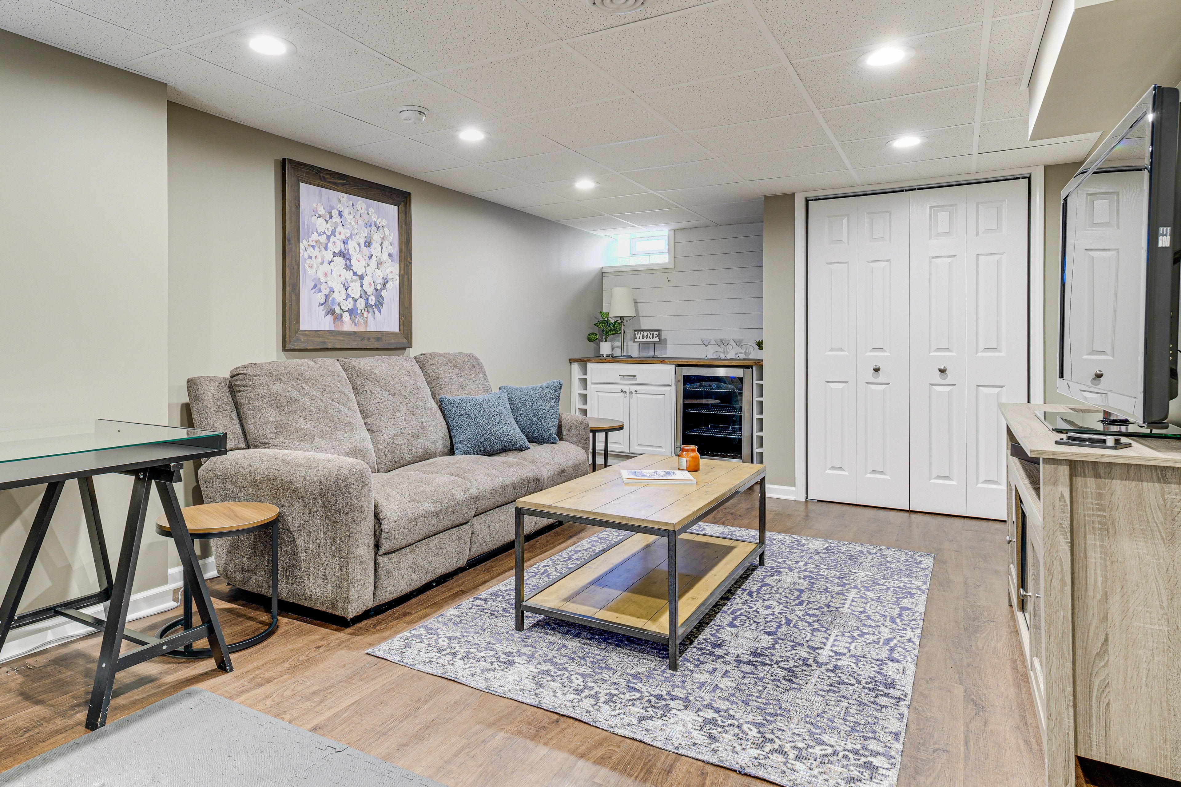 Basement Living Area | Lower Floor