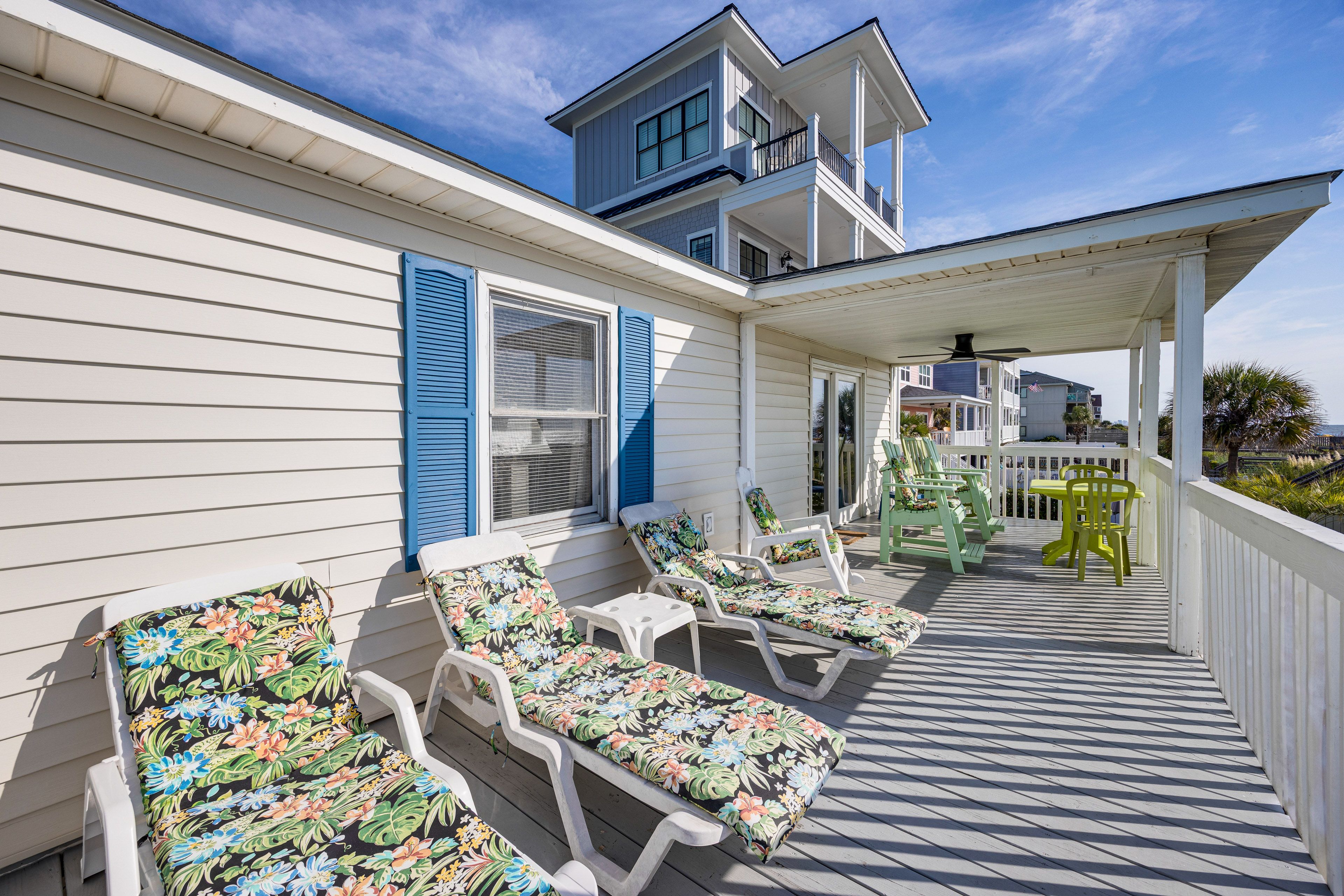House Exterior | Furnished Deck | Beach & Ocean Views