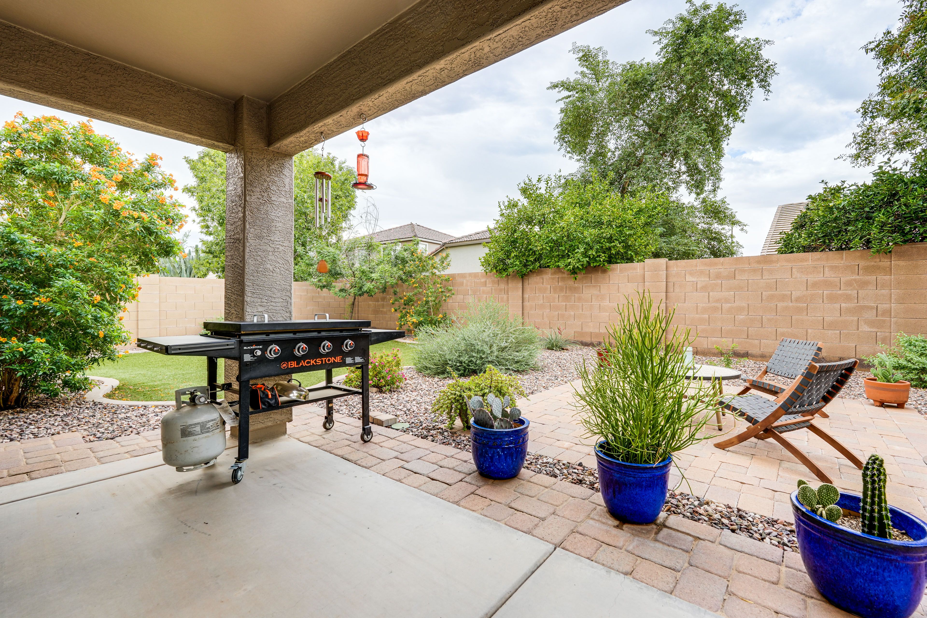 Private Backyard Area