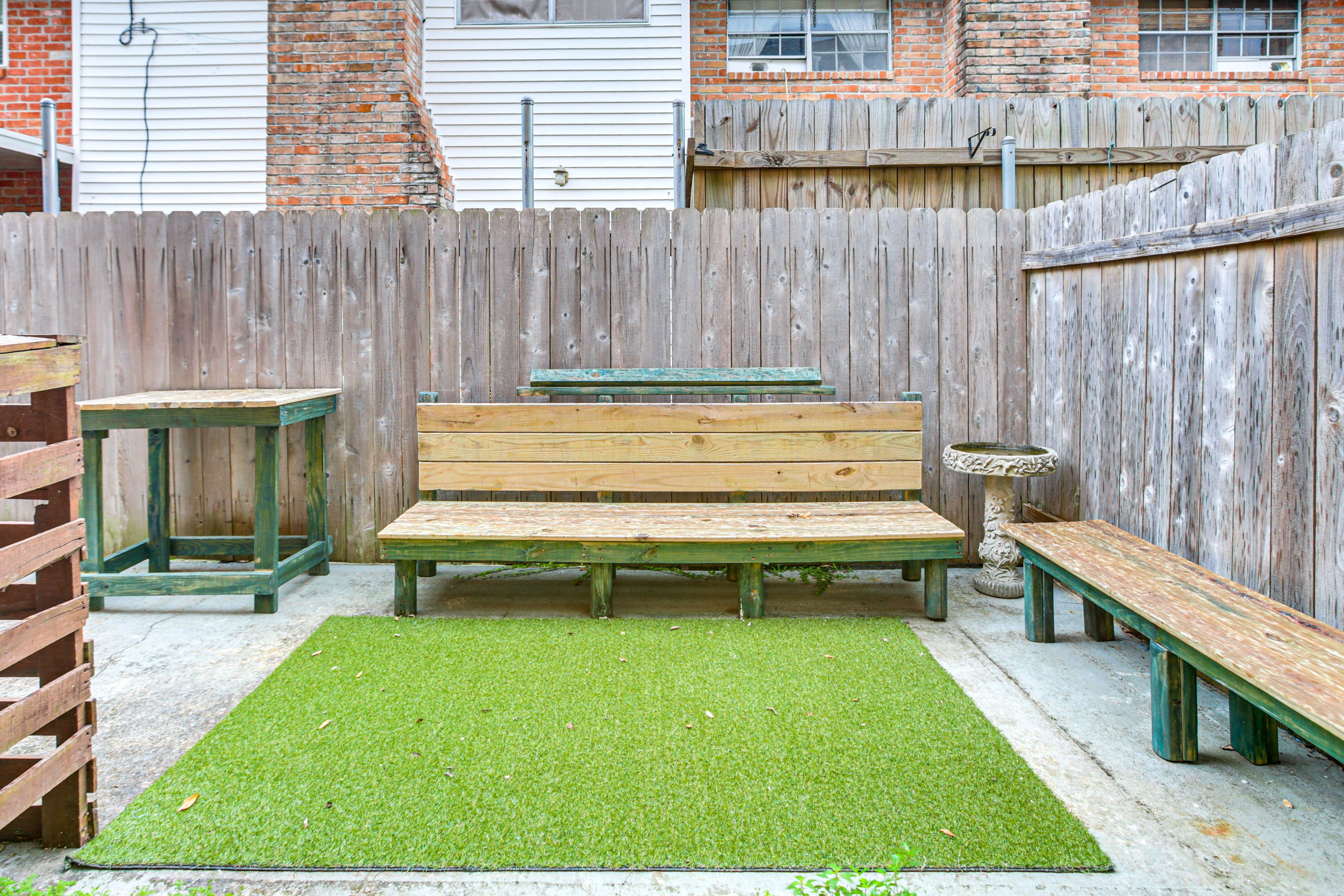 Private Patio | Seating | Turf