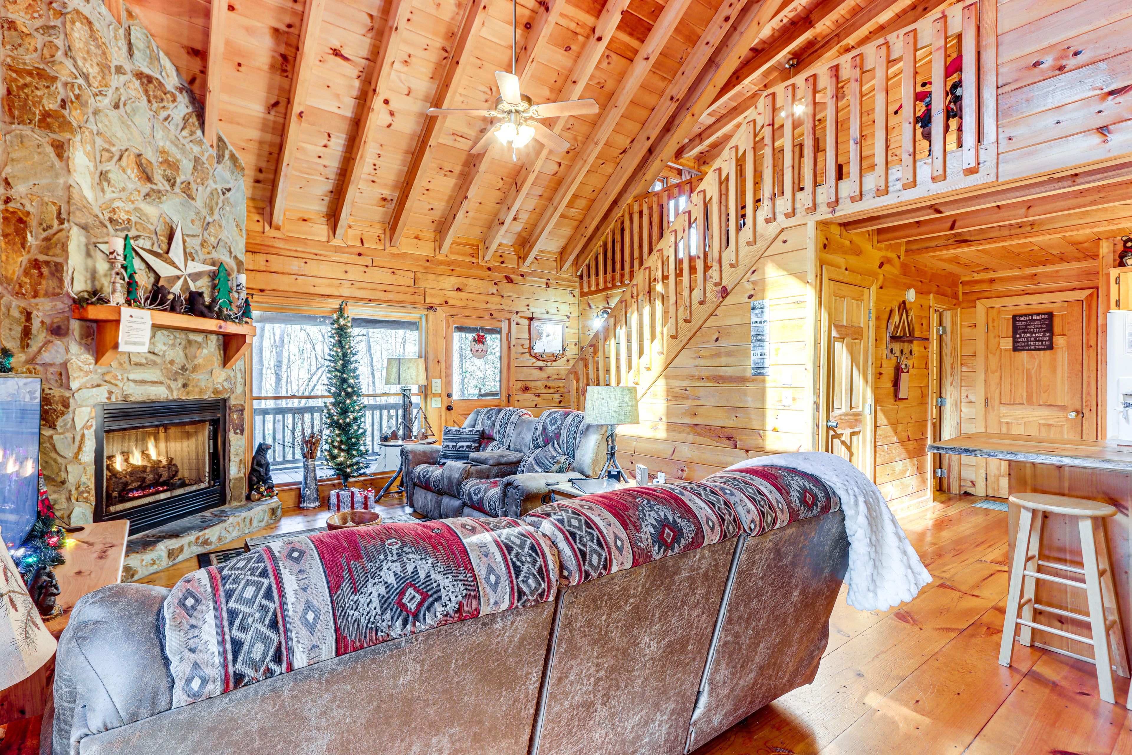 Living Room | Free WiFi | Central Heating & Air Conditioning | Main Level