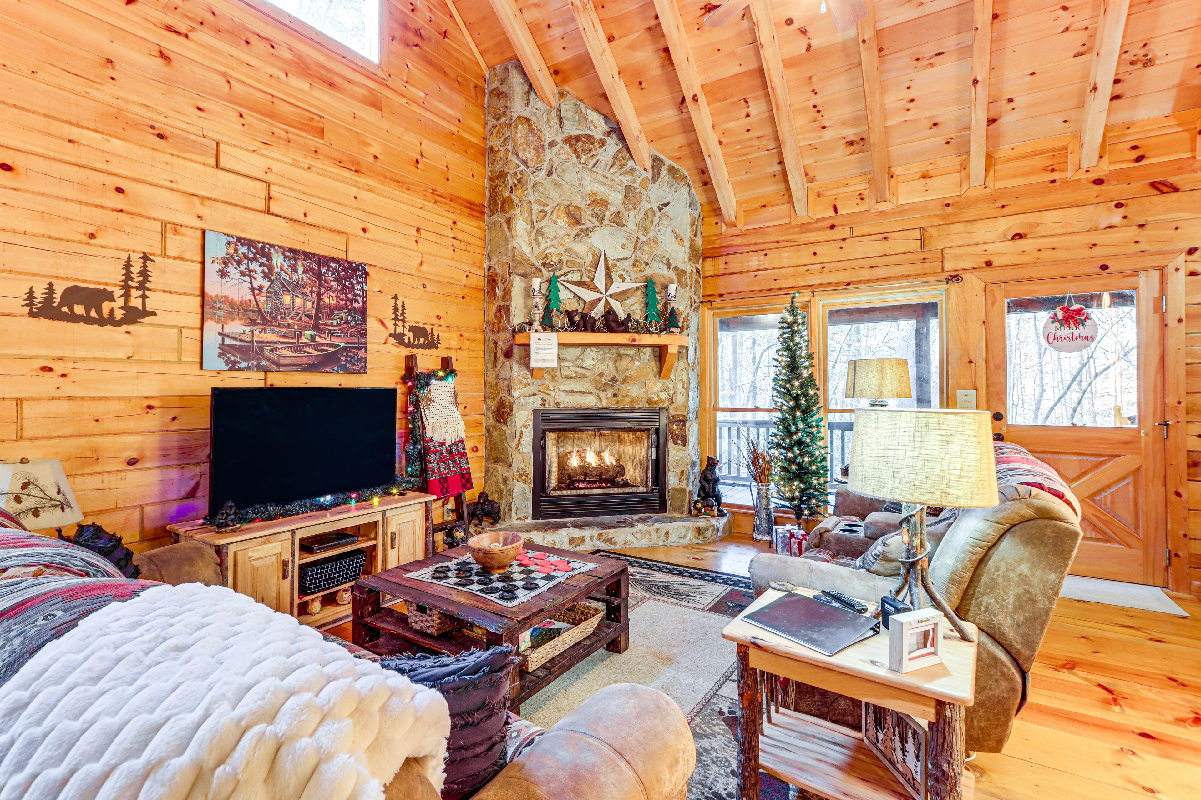 Blue Ridge Vacation Rental | 3BR | 3BA | 1,700 Sq Ft | Steps Required