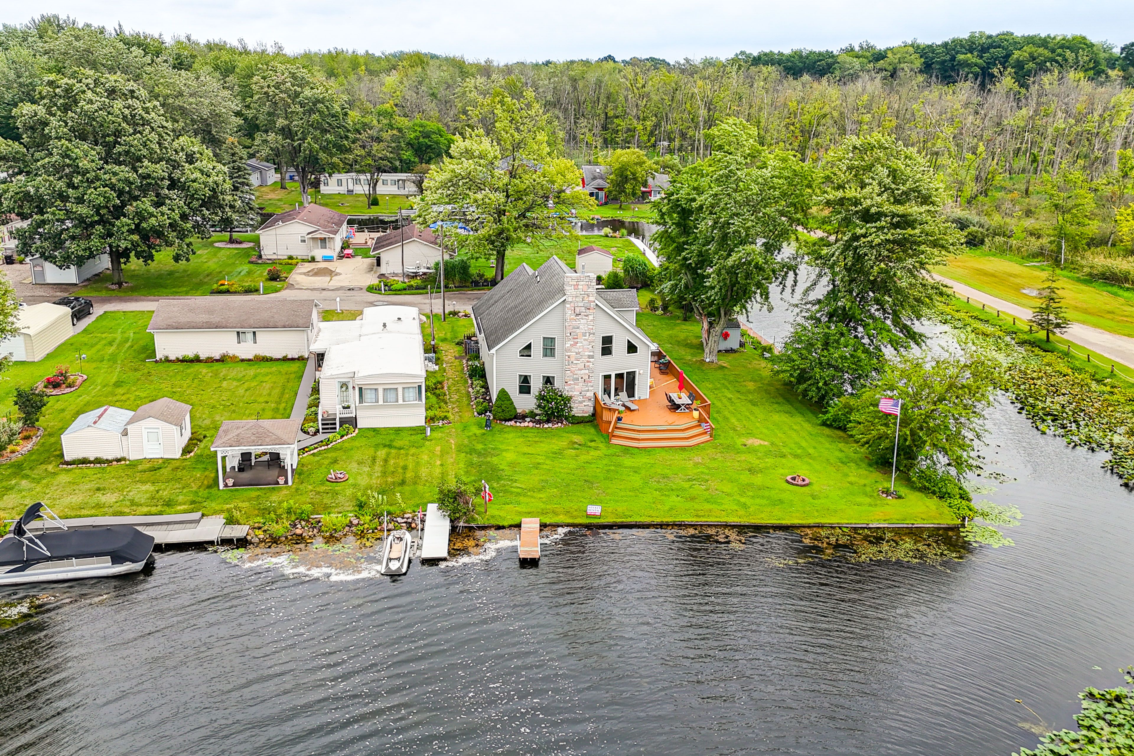 Aerial View | 2-Story Home