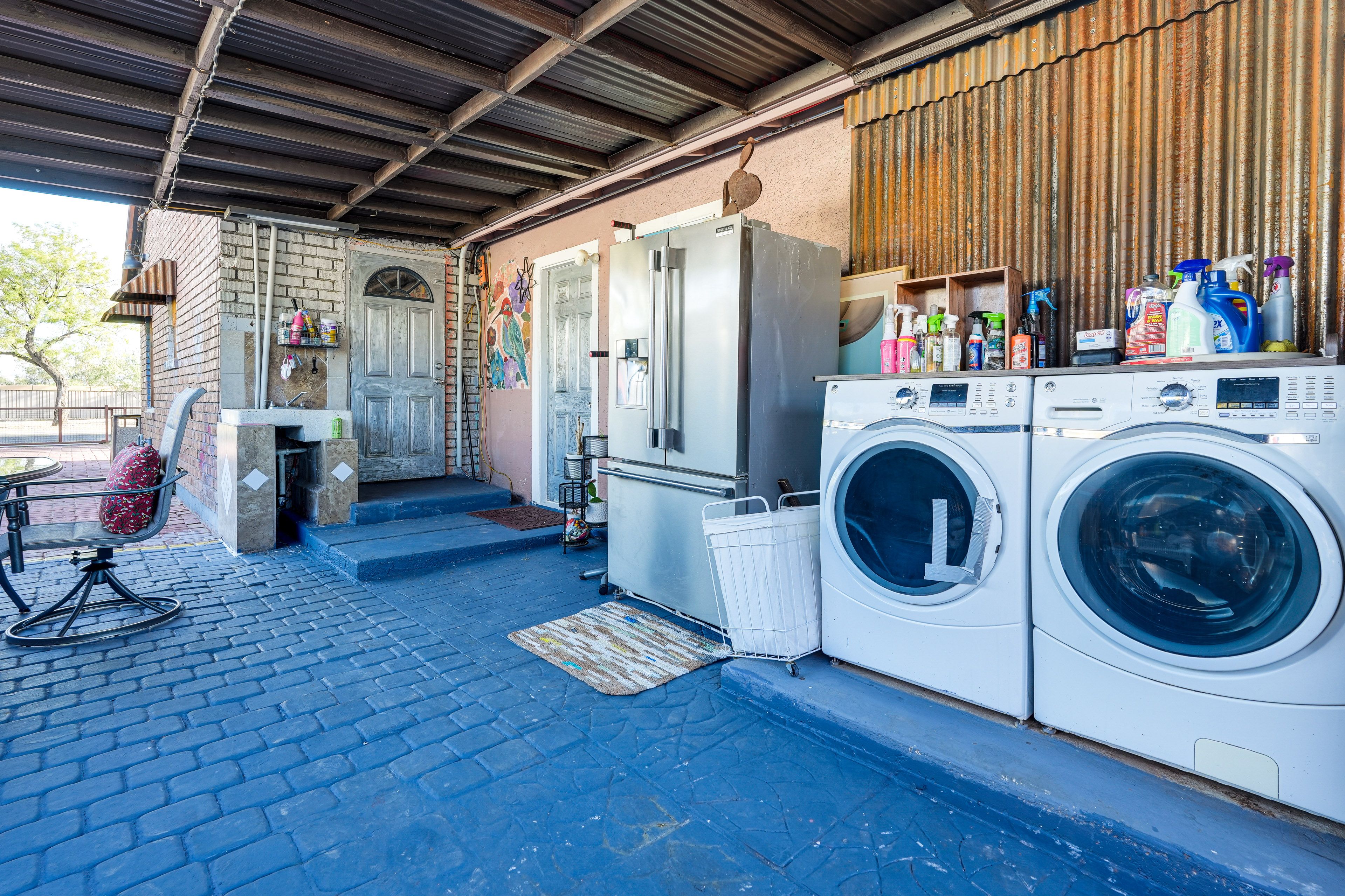 Unit Entrance | Washer & Dryer
