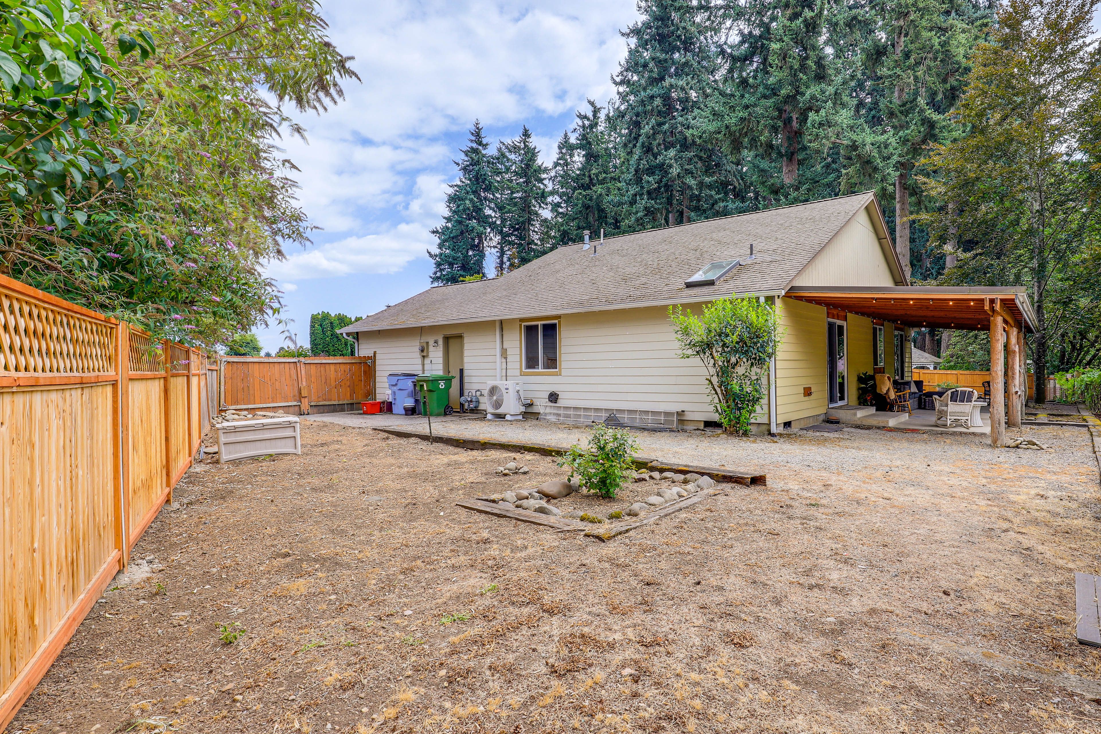 House Exterior | Fenced Backyard