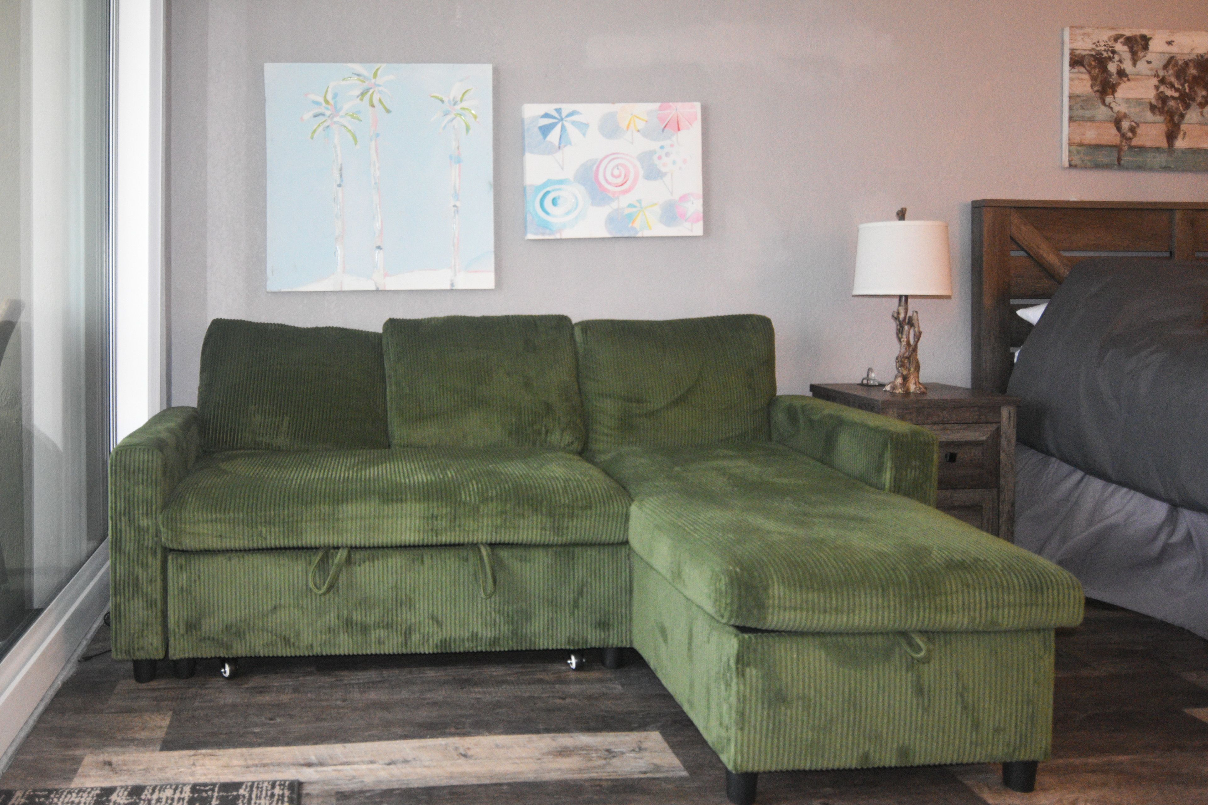 Living Room | Full Sleeper Sofa | Ocean Views | Smart TV
