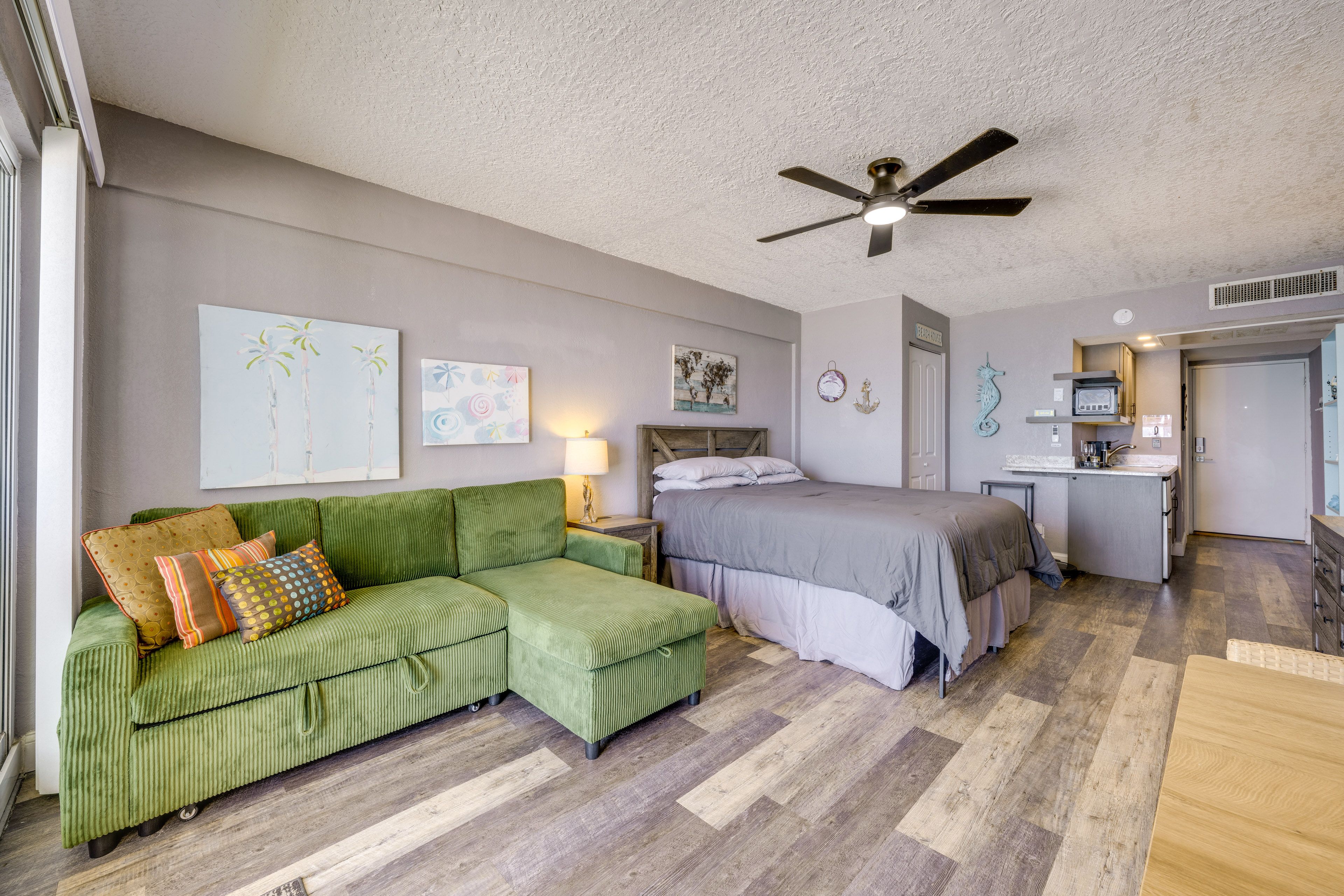 Studio | Living Area | Sleeper Sofa