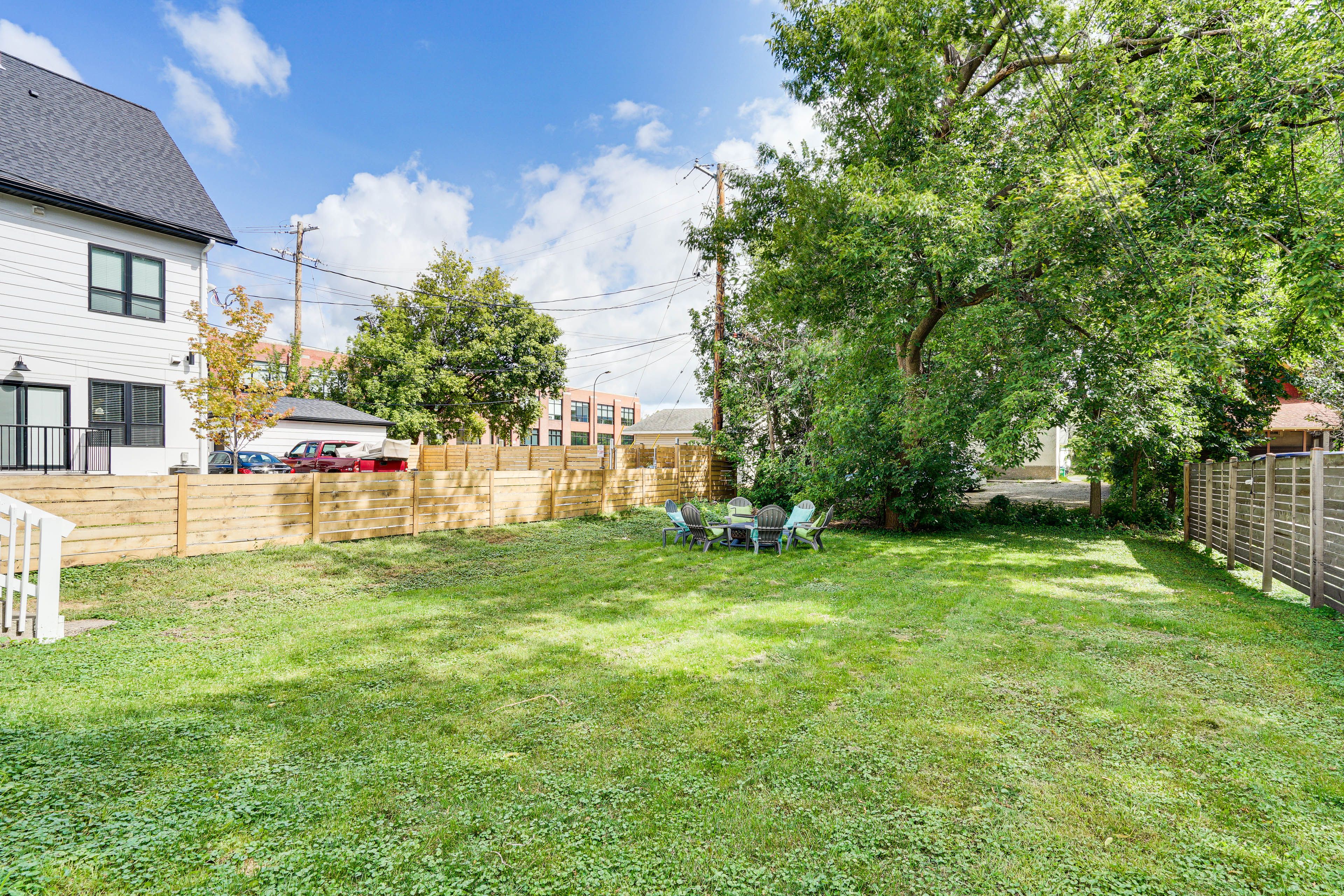Private Yard (Not Fully Fenced) | Fire Pit