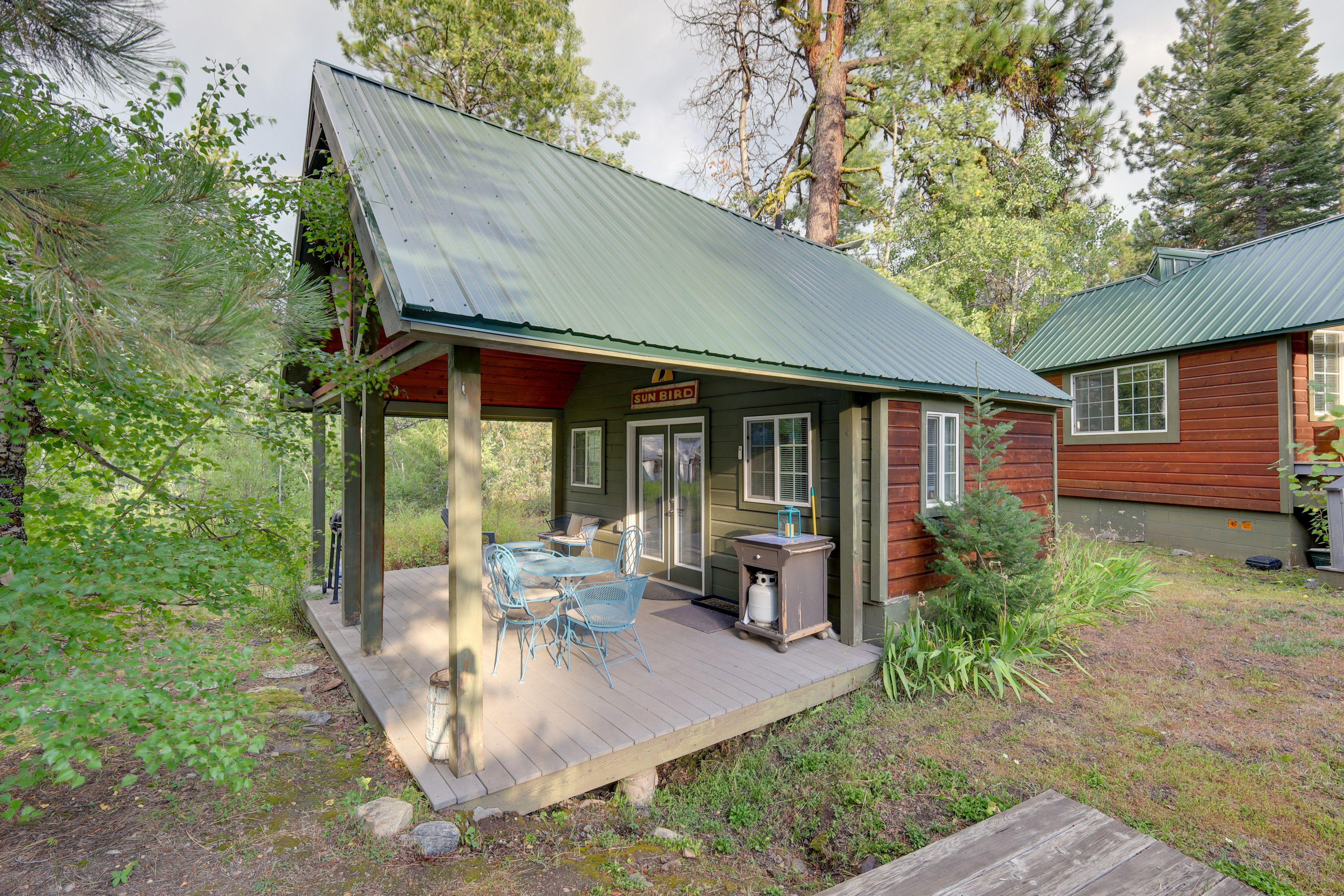 McCall Vacation Rental | 1BR | 1BA | 425 Sq Ft | 1 Step to Enter