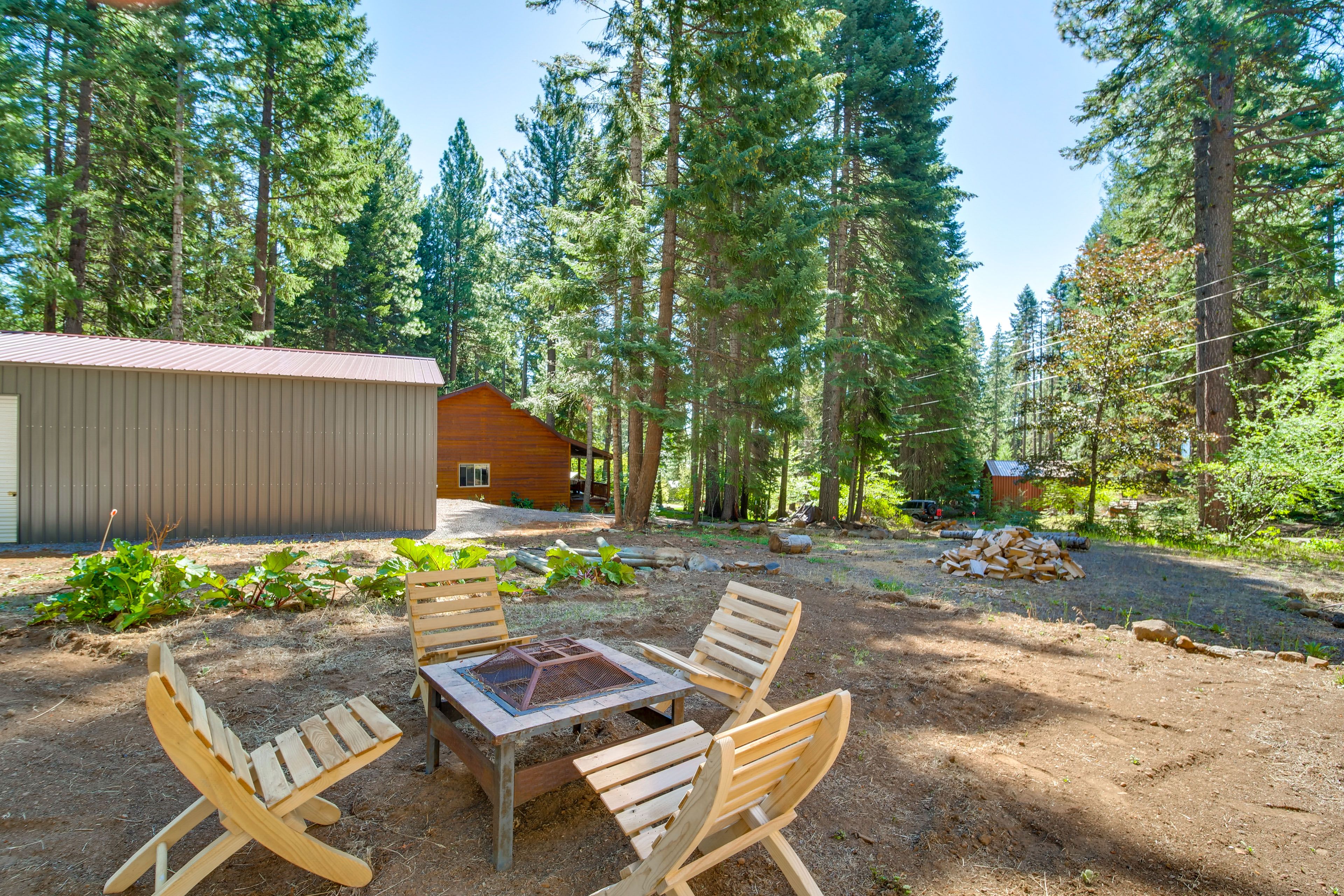 Fire Pit | Grill | Single-Story Studio Cottage