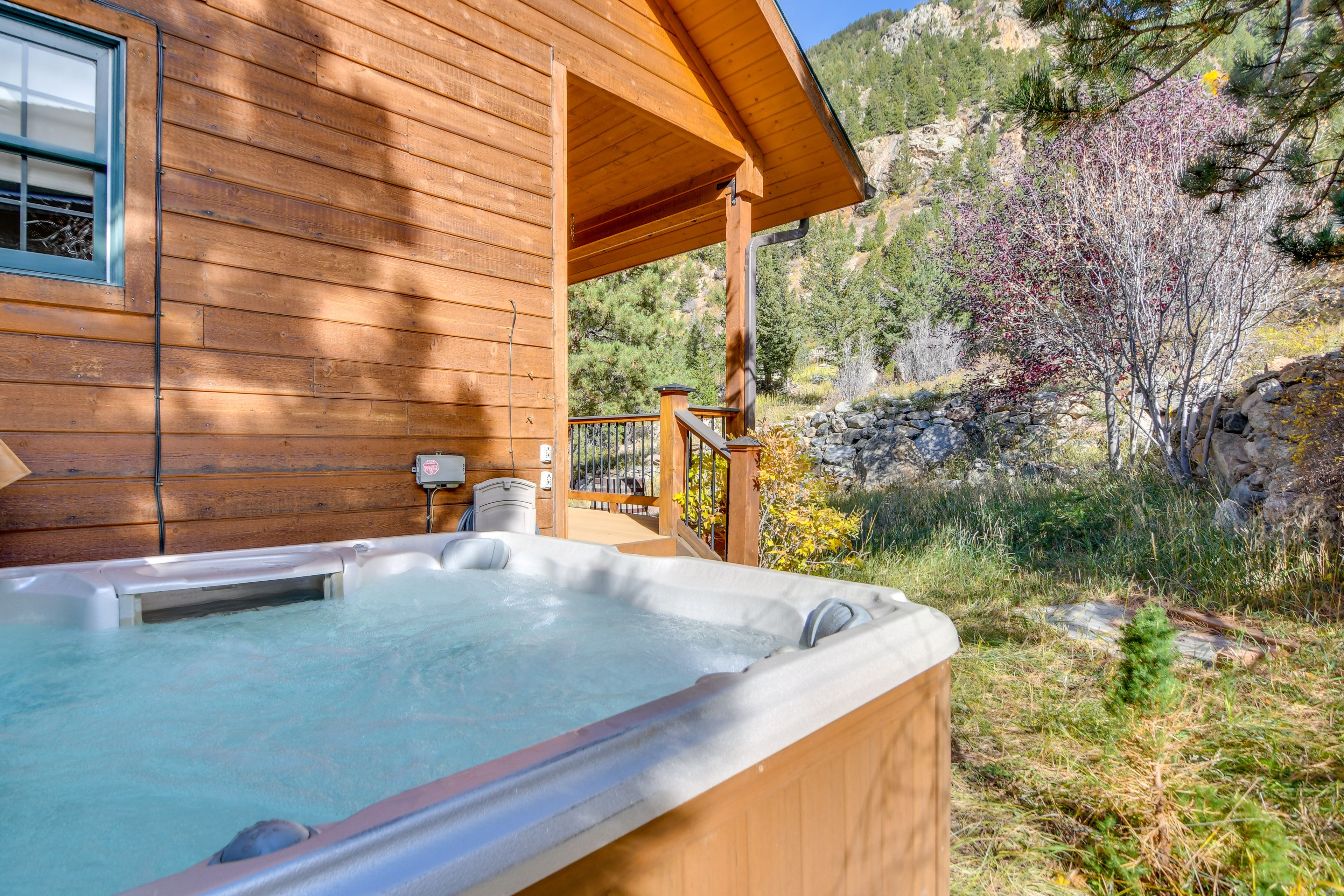 Cabin Exterior | Private Hot Tub