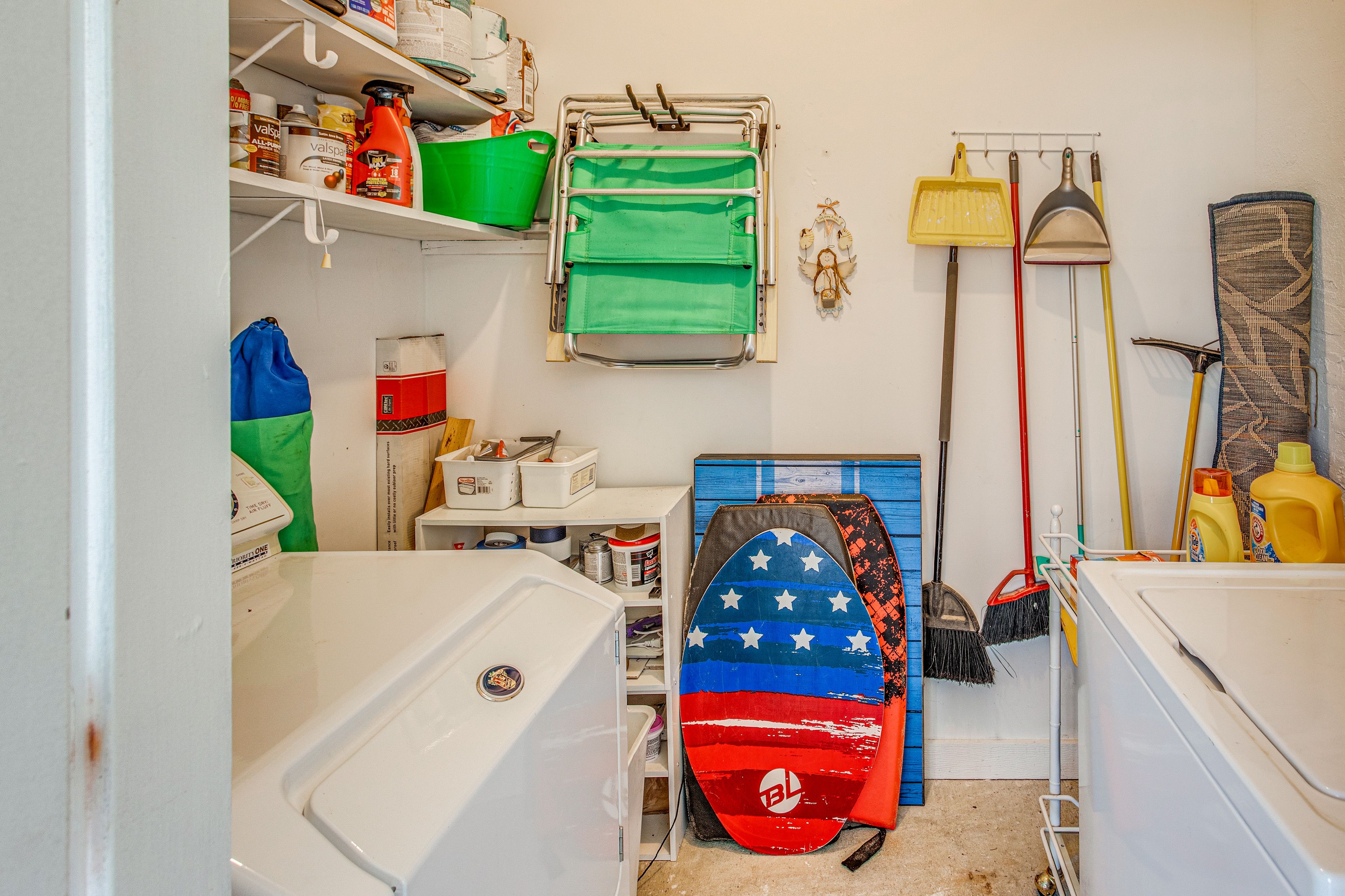 Laundry Room | 1st Floor | Washer & Dryer | Beach Gear