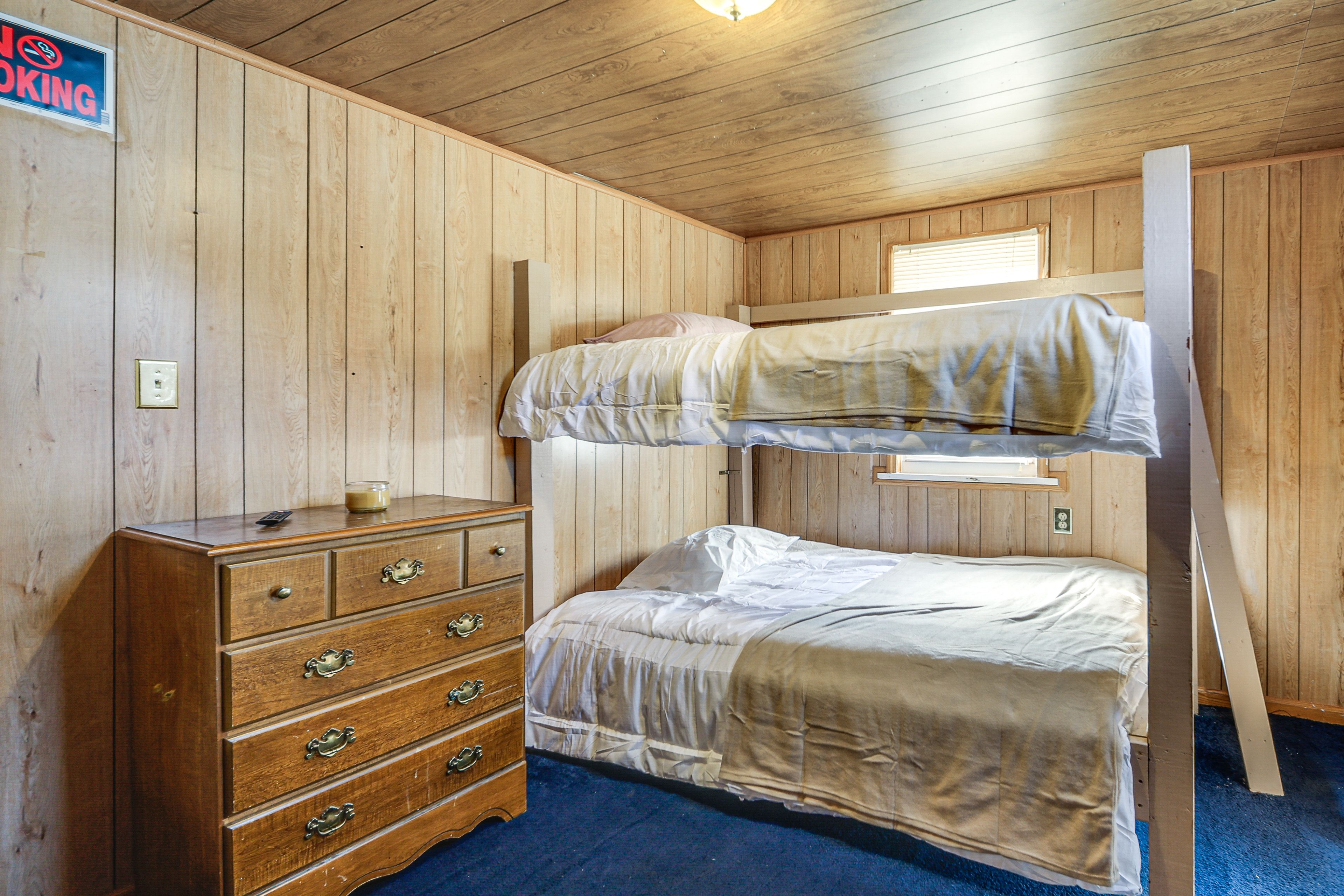 Bedroom 2 | Upper Level | Queen Bunk Bed