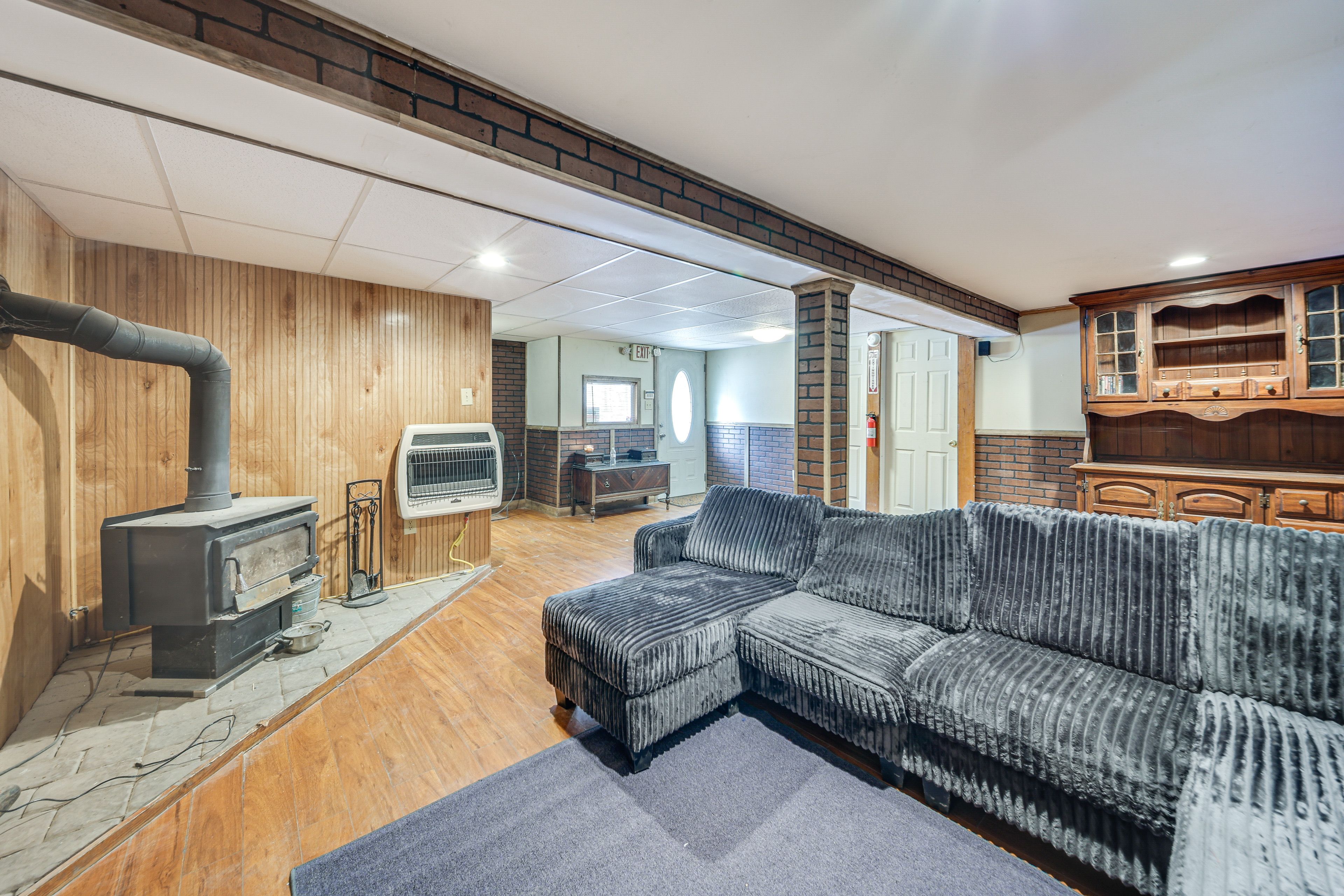 Living Room | In-Unit Laundry