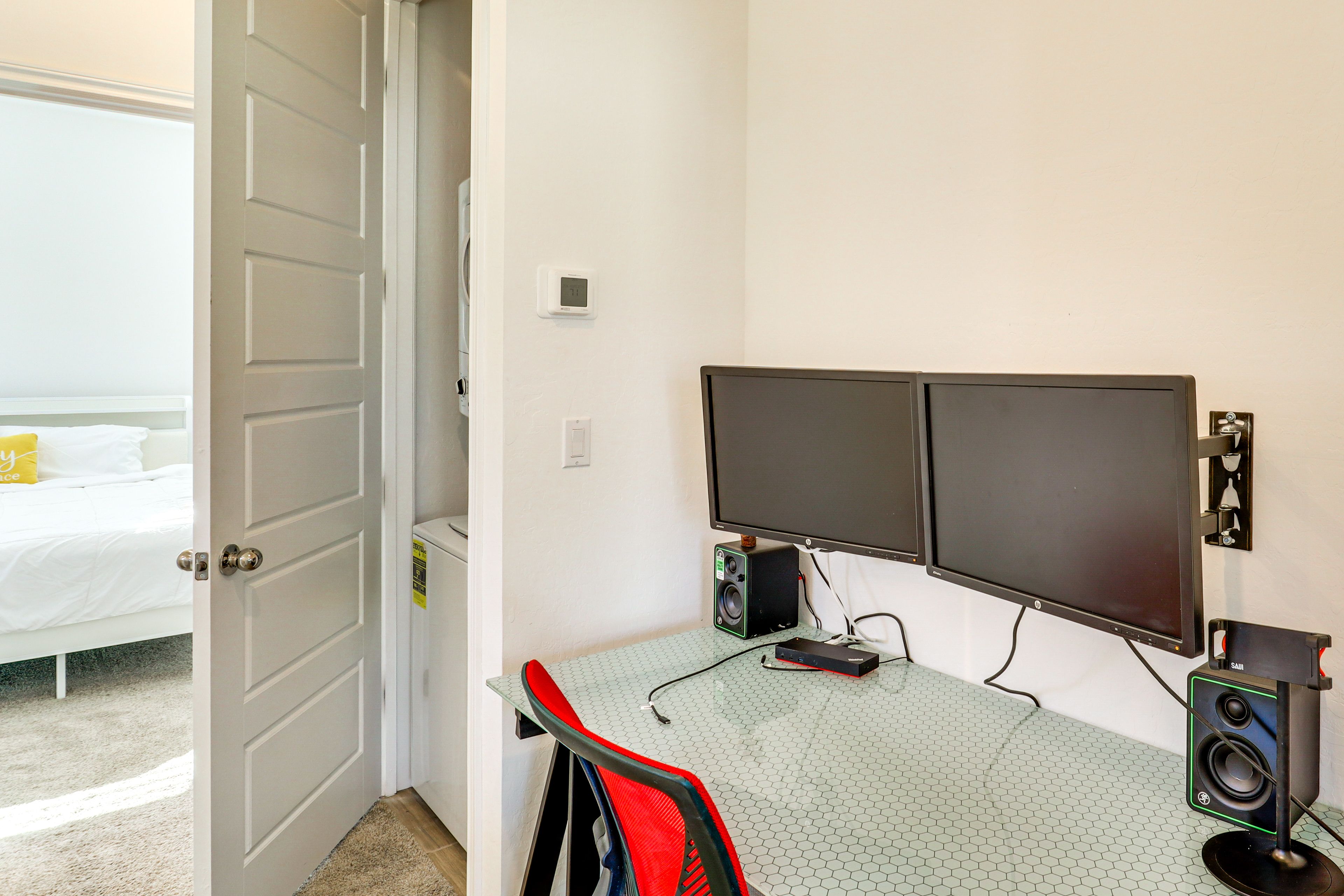 Dedicated Workspace | Free WiFi | In-Unit Laundry