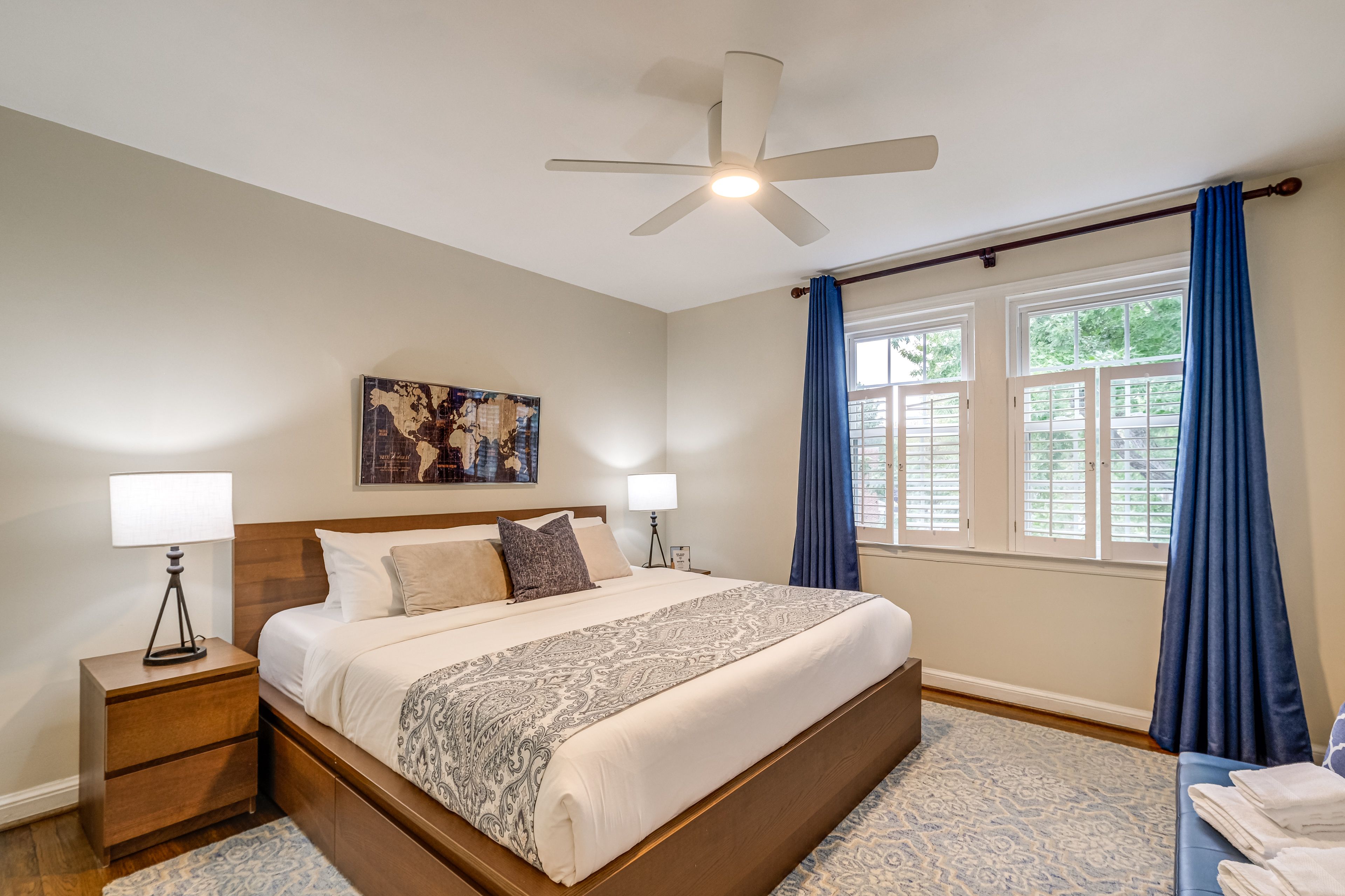 Bedroom 1 | Upper Level | King Bed | Linens Provided